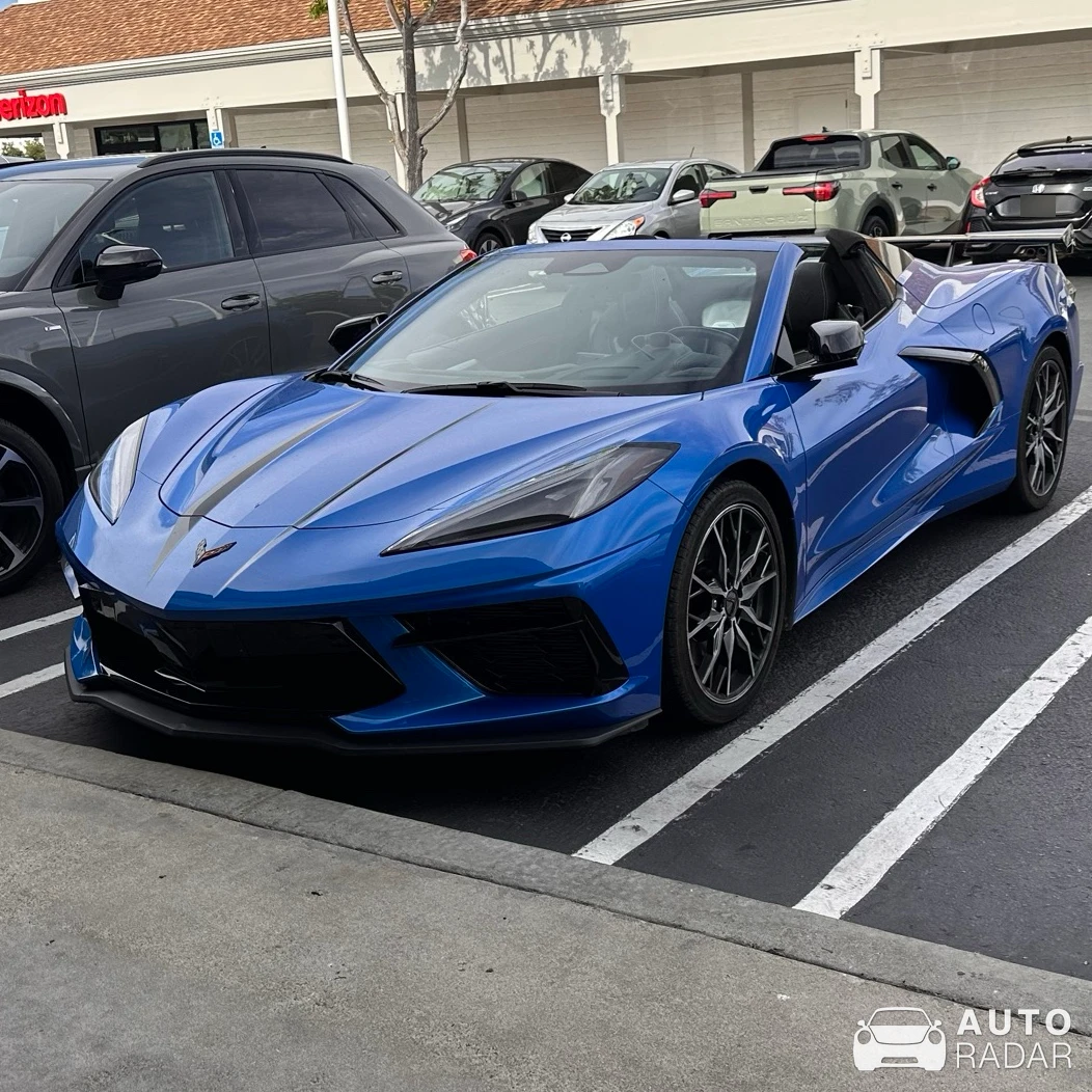 Chevrolet Corvette C8 Stingray Convertible spotted in Encinitas