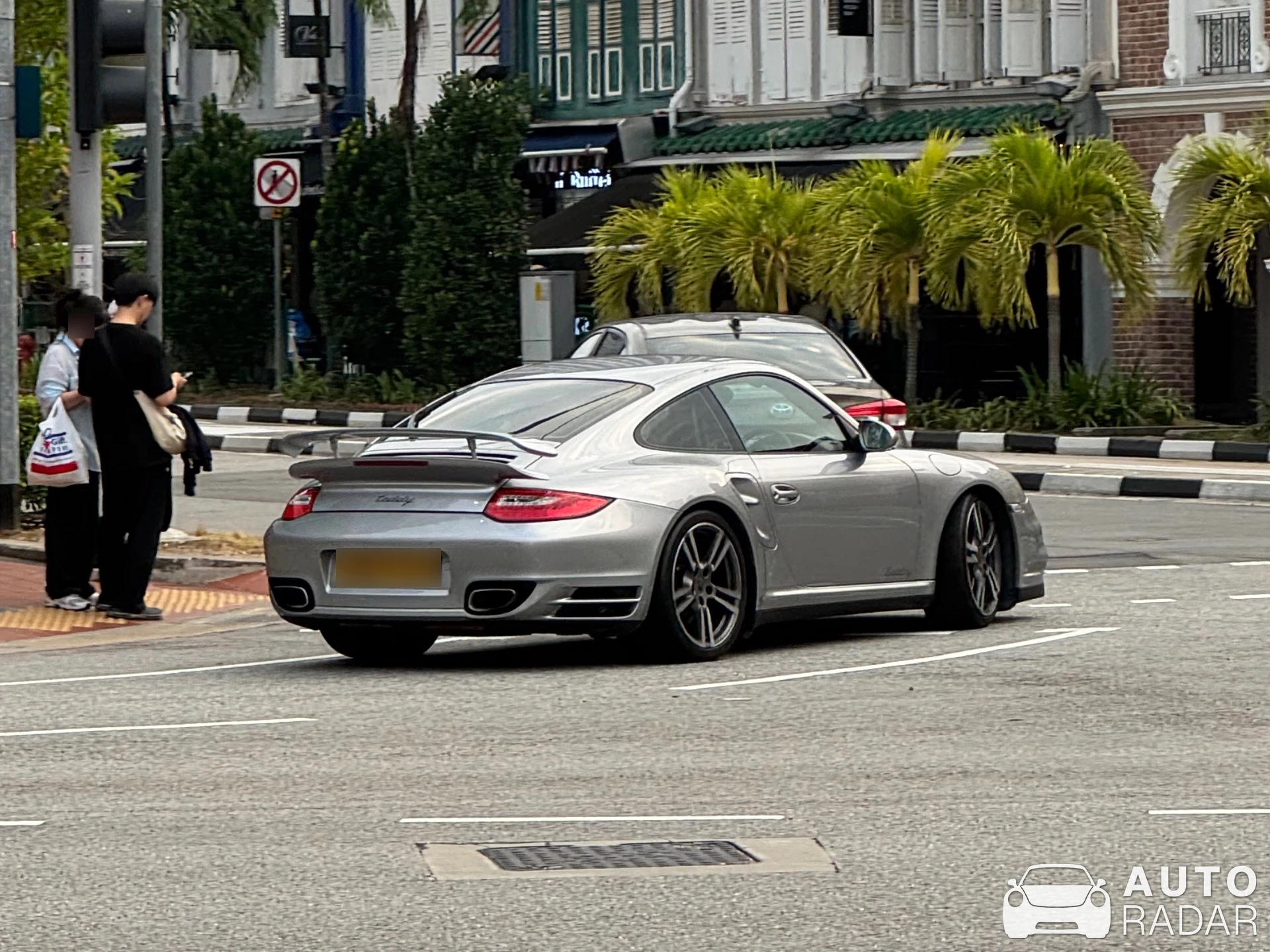Porsche 997 Turbo spotted in Singapore