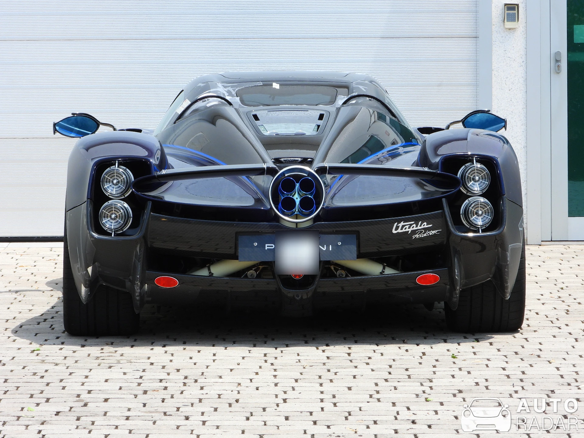 Pagani Utopia Roadster spotted in Busto Arsizio