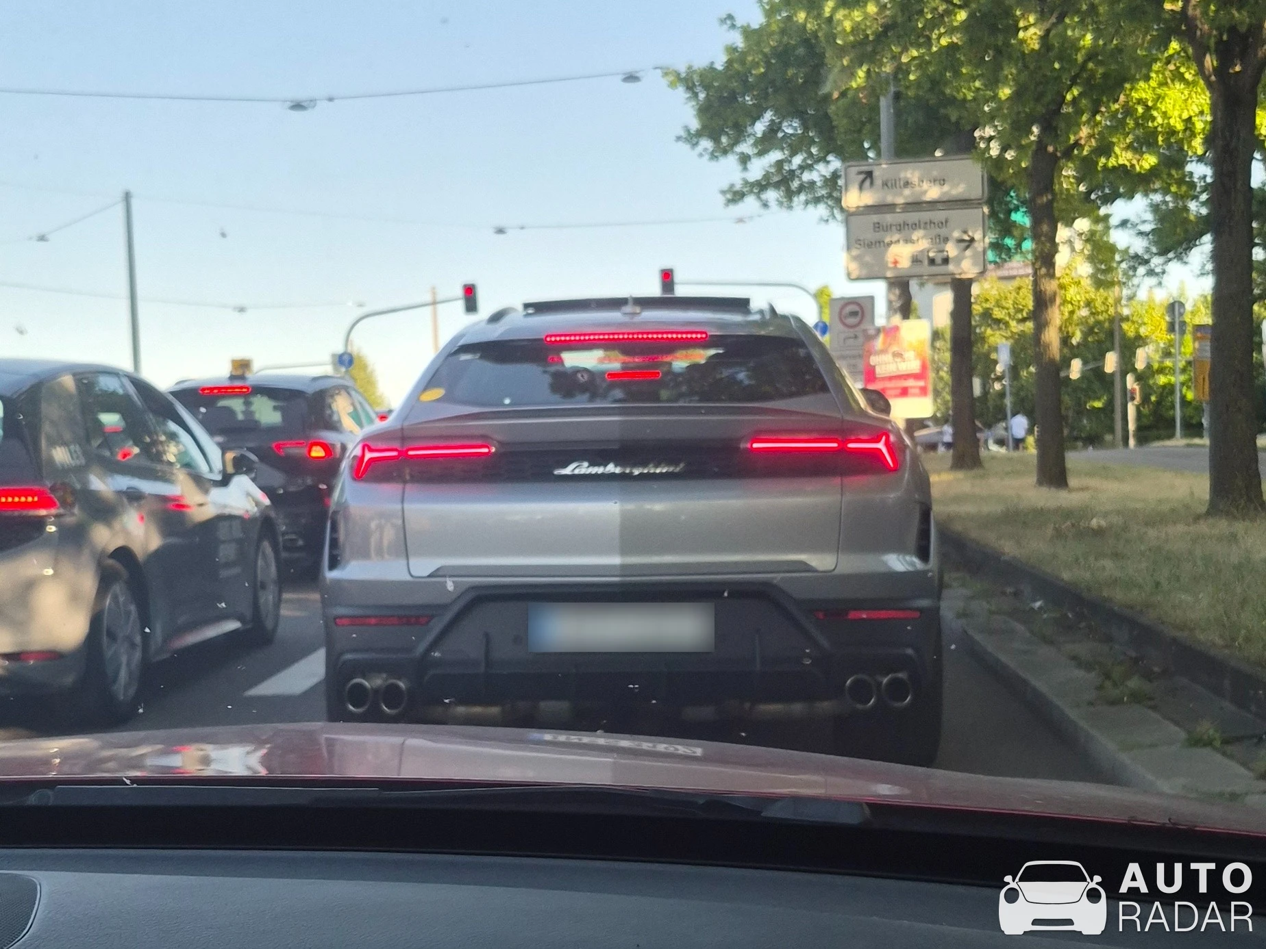Lamborghini Urus spotted in Stuttgart