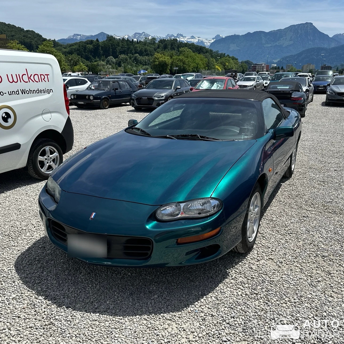 Chevrolet Camaro Z28 Convertible spotted in Luzern