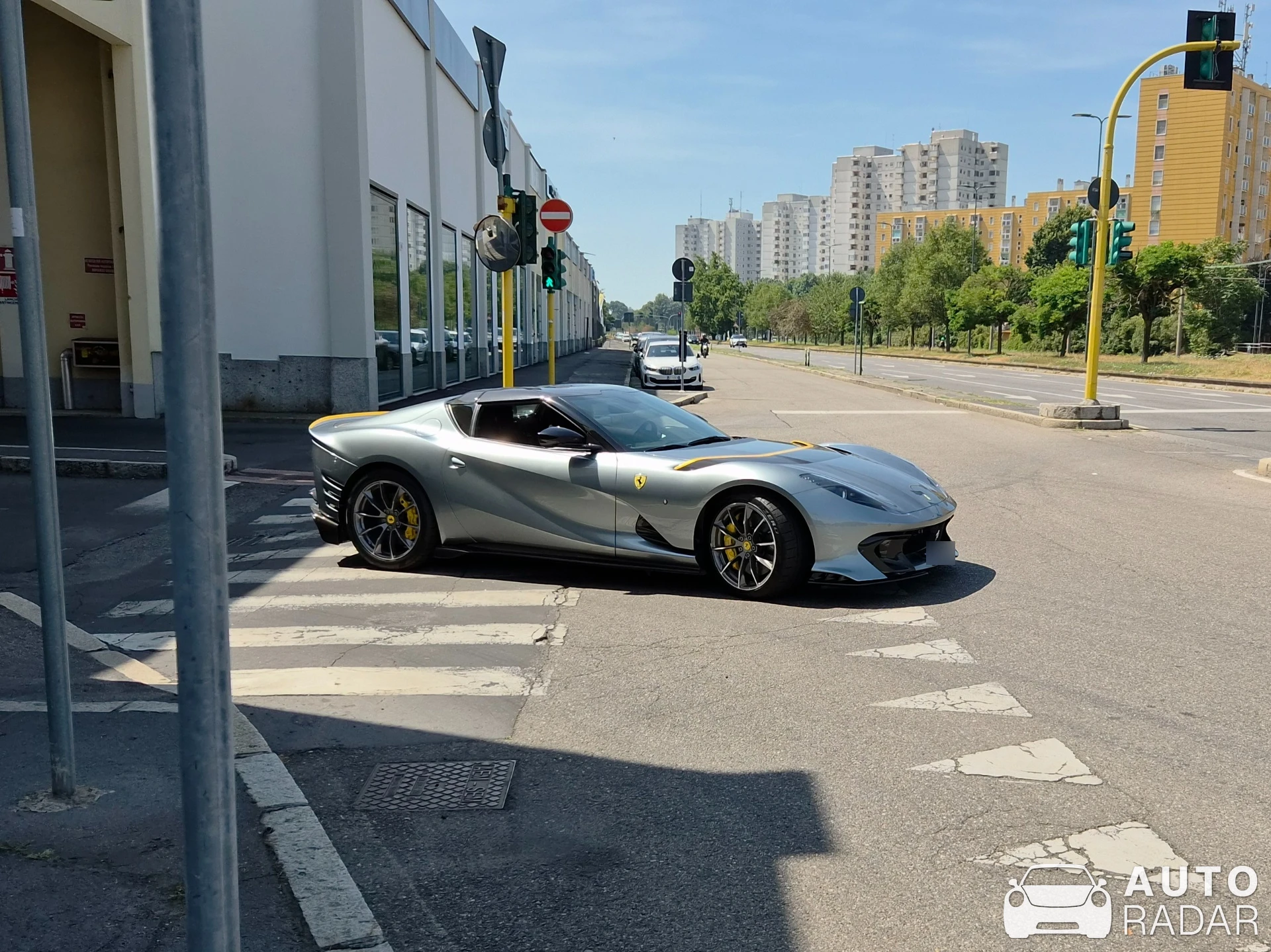 Ferrari 812 Competizione A spotted in Milano