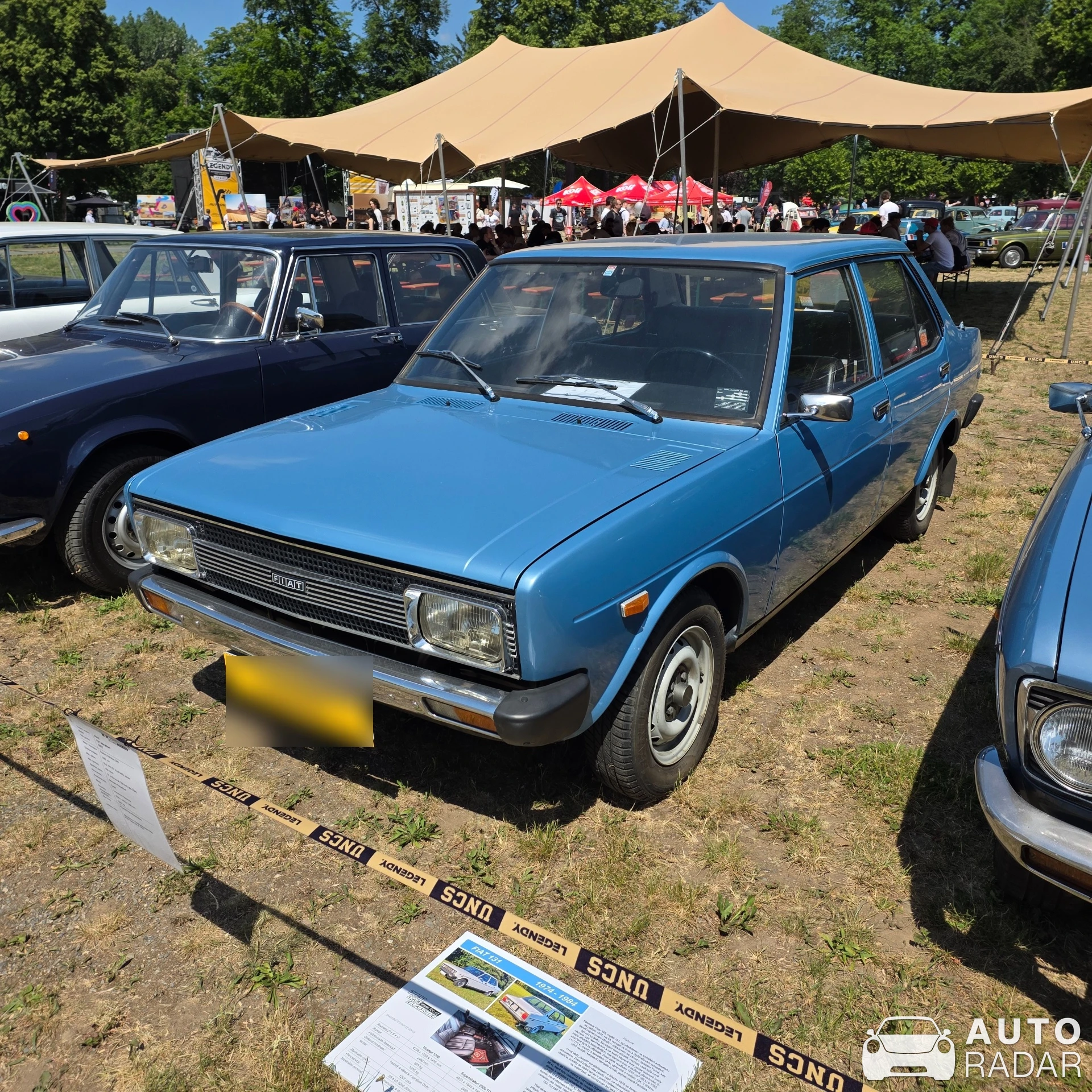 Fiat 131 spotted in Praha
