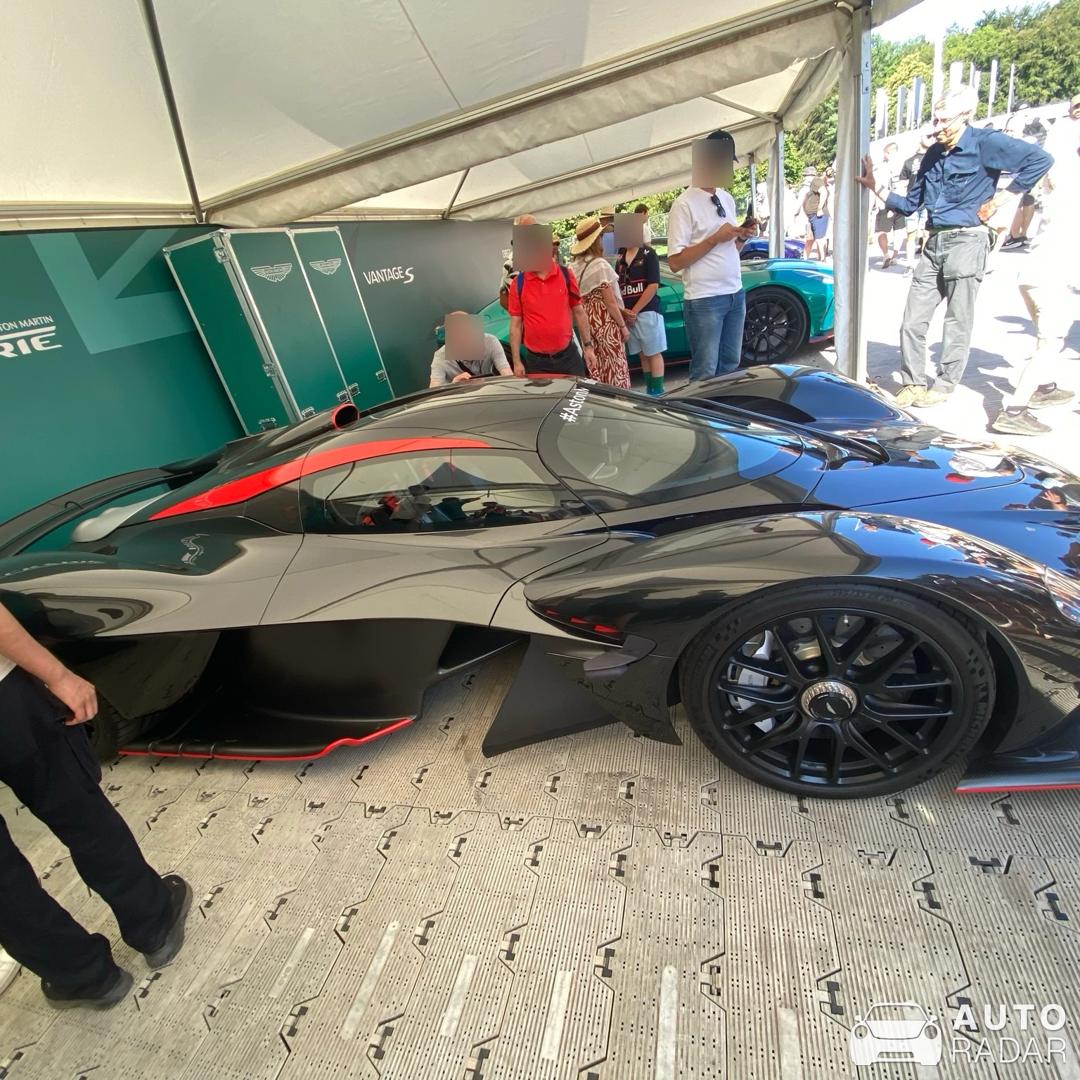 Aston Martin Valkyrie spotted in Chichester