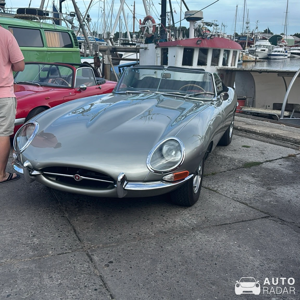 Jaguar E-Type Roadster spotted in Gilleleje