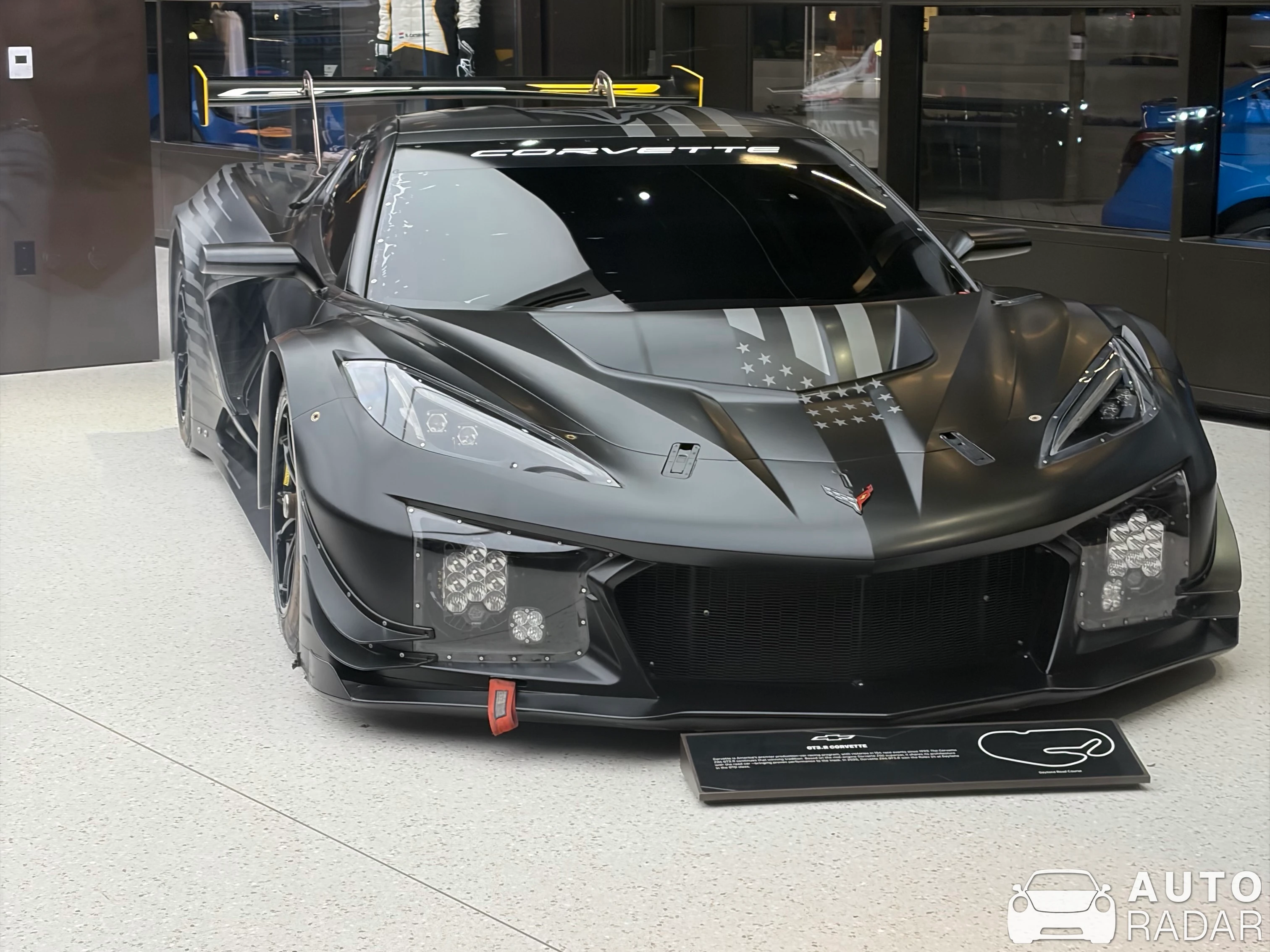 Chevrolet Corvette C8 Z06 GT3.R spotted in Detroit