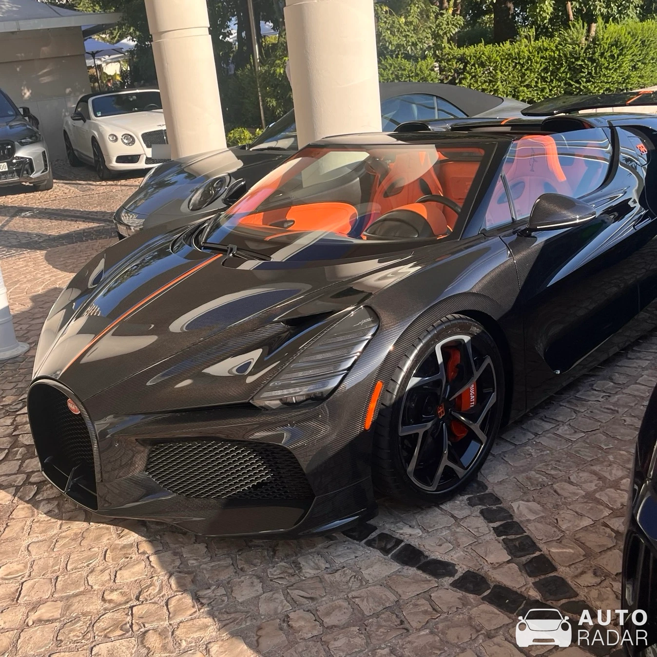 Bugatti W16 Mistral spotted in Cannes