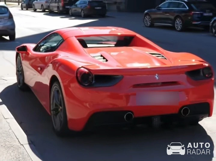 Ferrari 488 Spider spotted in Jūrmala