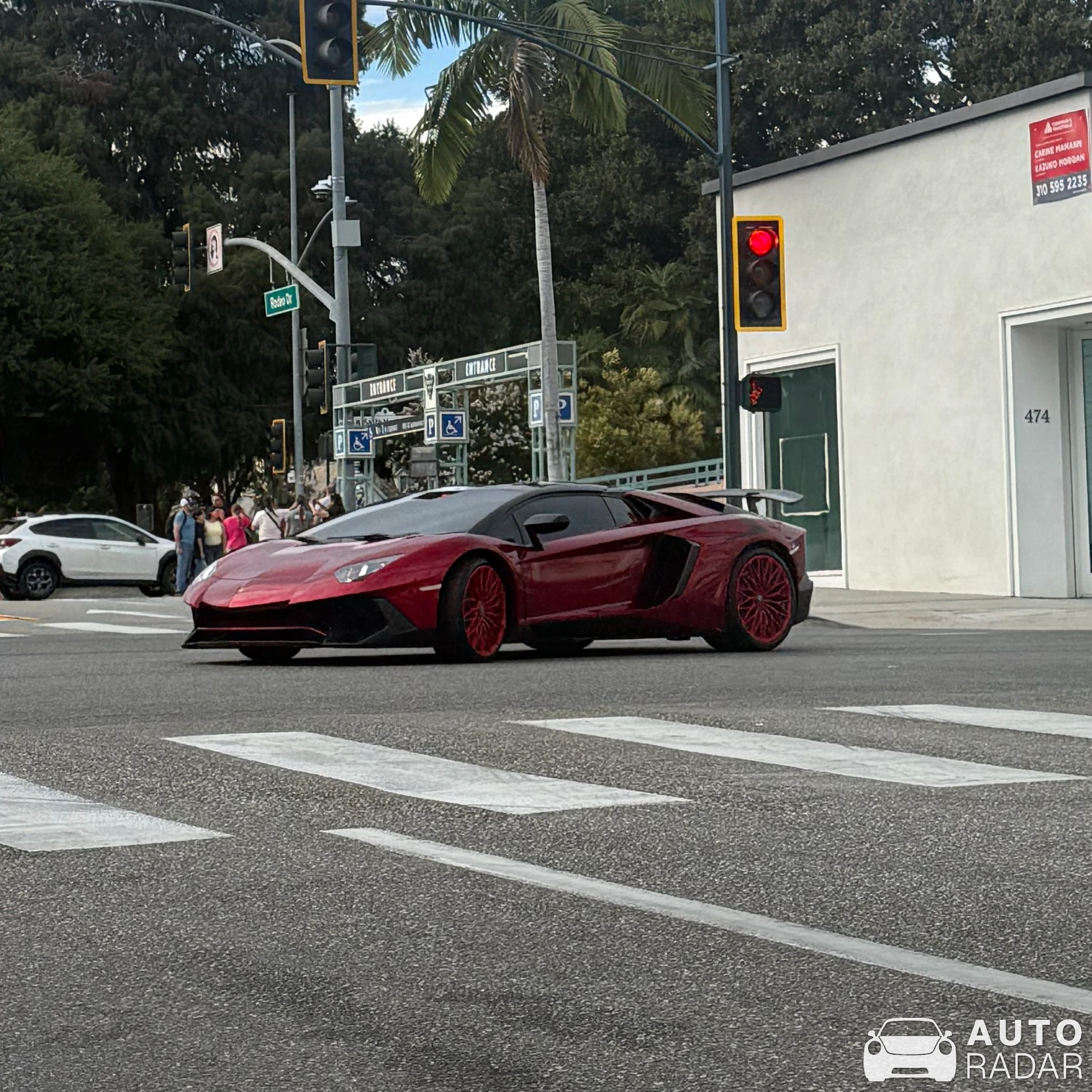 Lamborghini Aventador LP750-4 SuperVeloce Roadster spotted in Beverly Hills