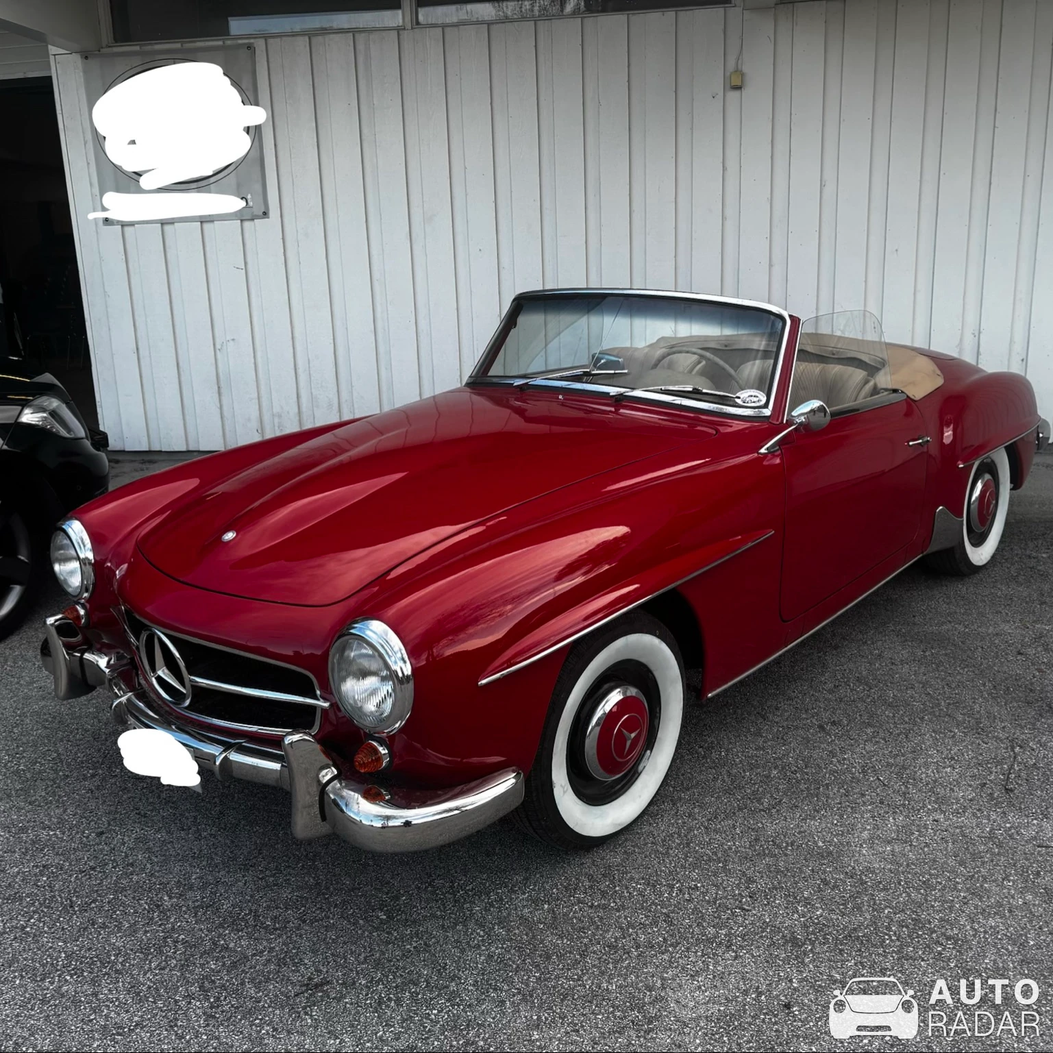 Mercedes-Benz 190 SL spotted in Gardermoen