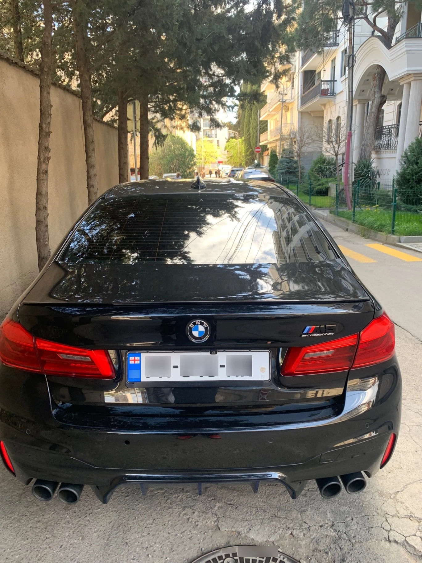 BMW  m5 competition  spotted in T'bilisi, Грузия