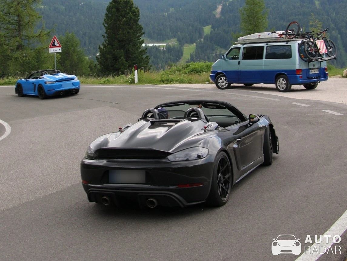 Porsche 718 Spyder RS spotted in Bressanone