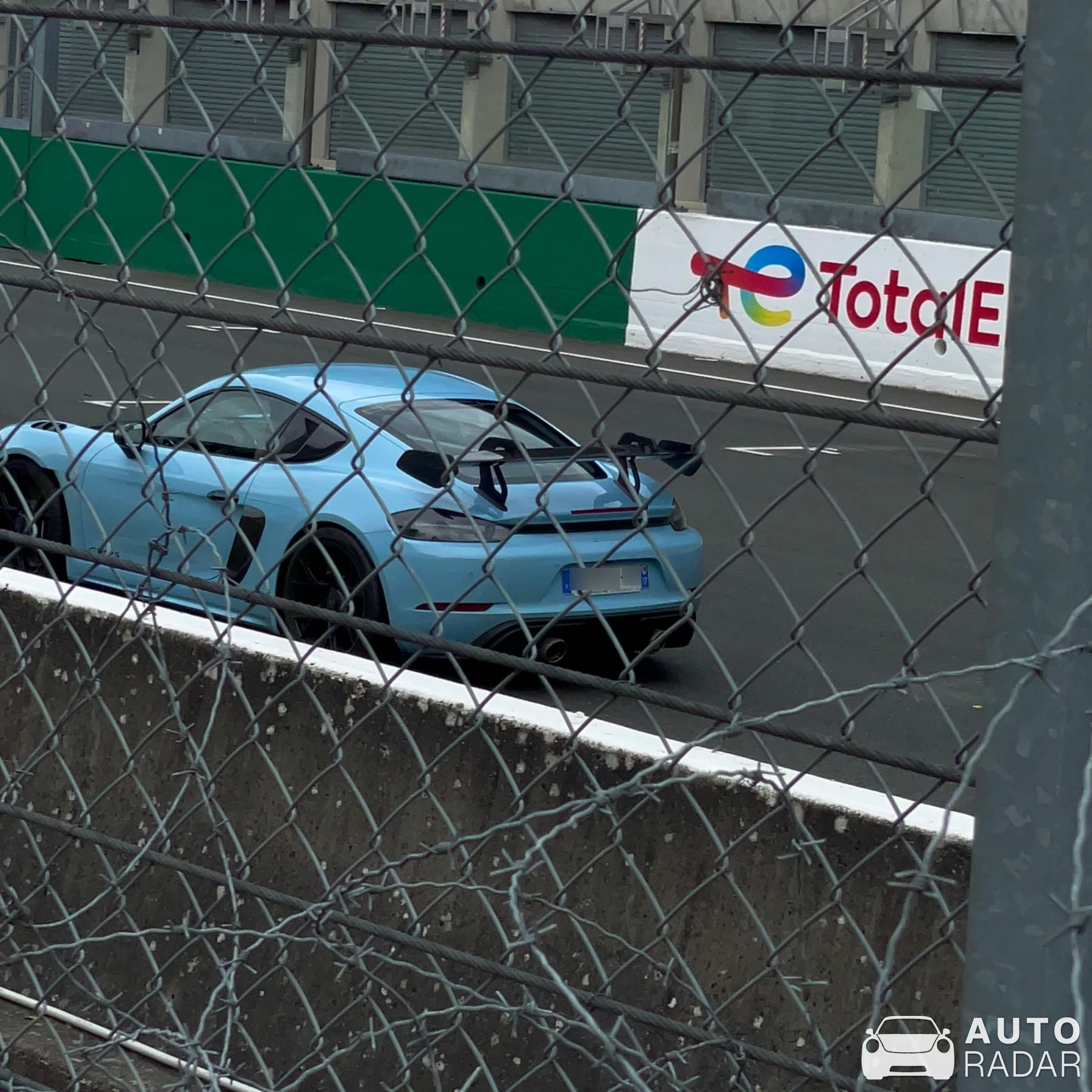 Porsche 718 Cayman GT4 spotted in Le Mans, France