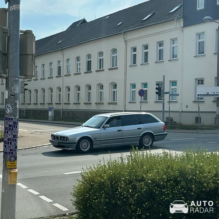 BMW 5 Series E34 spotted in Zwönitz