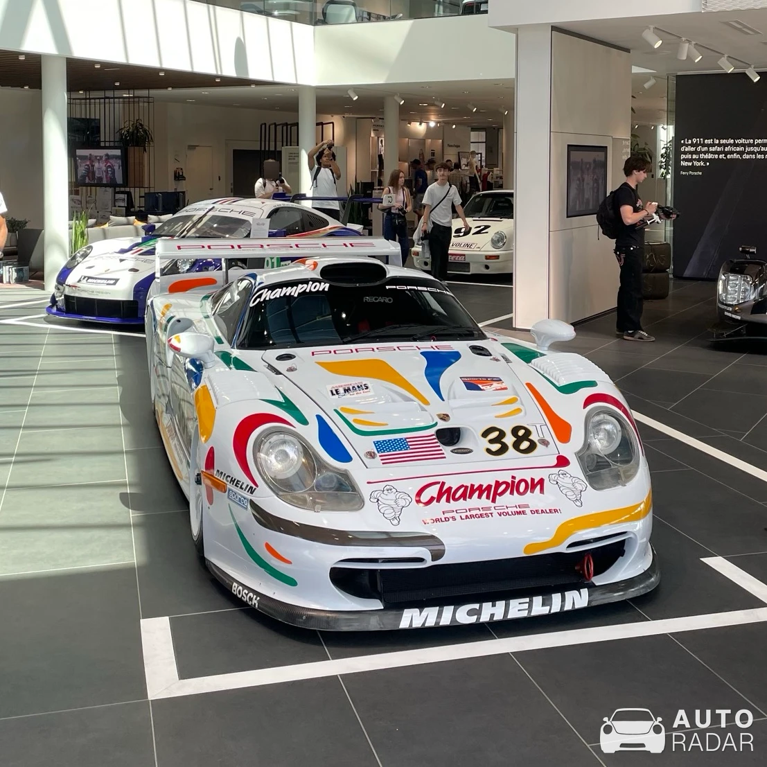 Porsche 996 GT1 spotted in Poissy