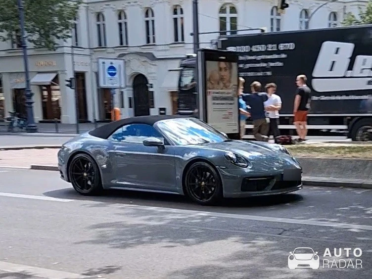 Porsche 992 Carrera Cabriolet MkI spotted in Schönefeld