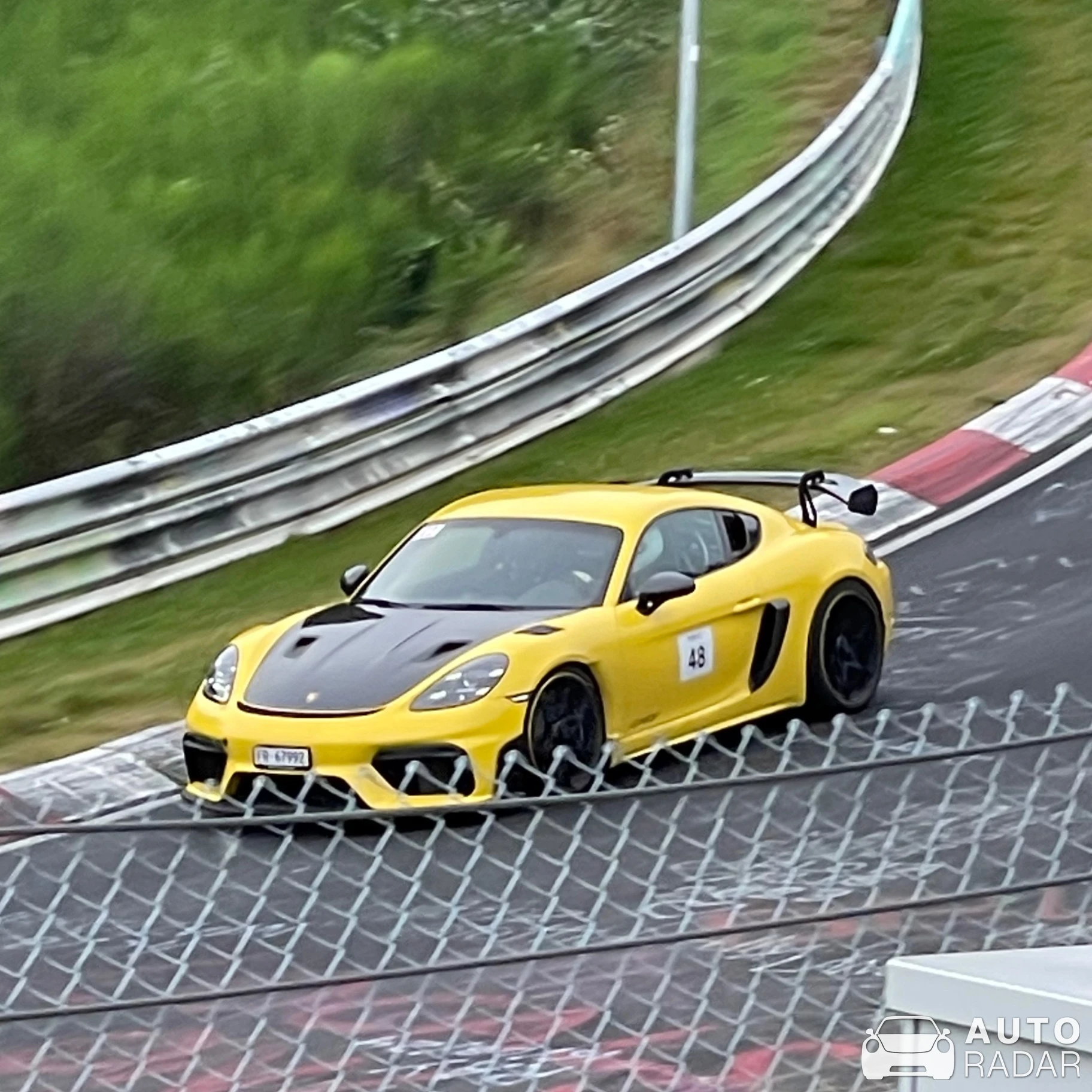 Porsche 718 Cayman GT4 RS spotted in Herschbroich, Germany