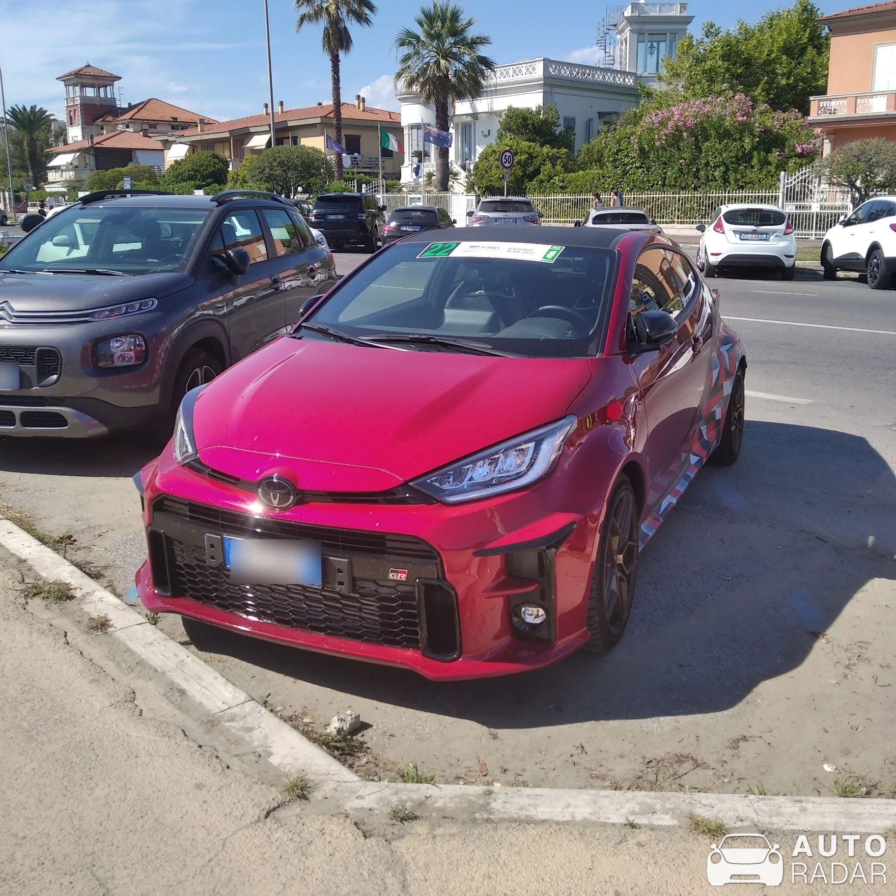 Toyota GR Yaris spotted in Marina di Massa, Italy