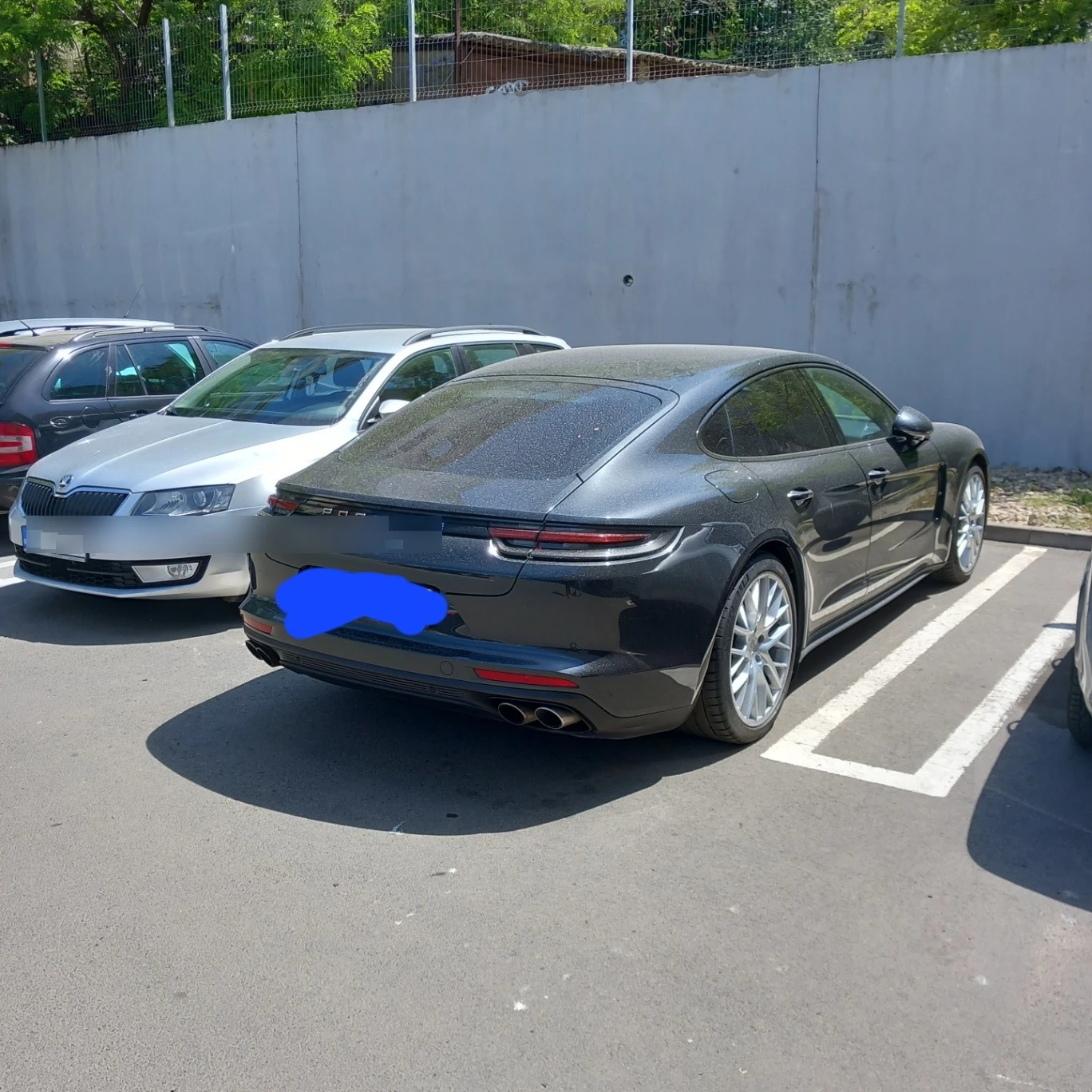 Porsche Panamera 4S spotted in Tulcea, România