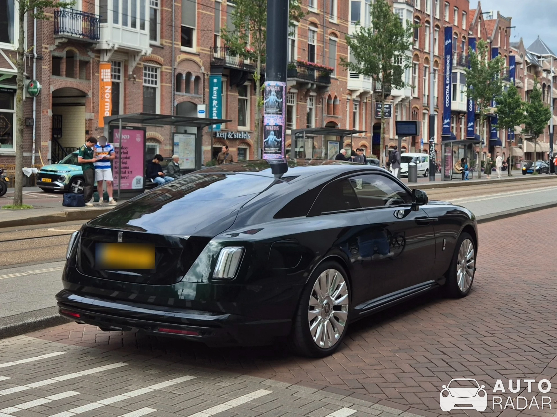 Rolls-Royce Spectre Black Badge spotted in Amsterdam