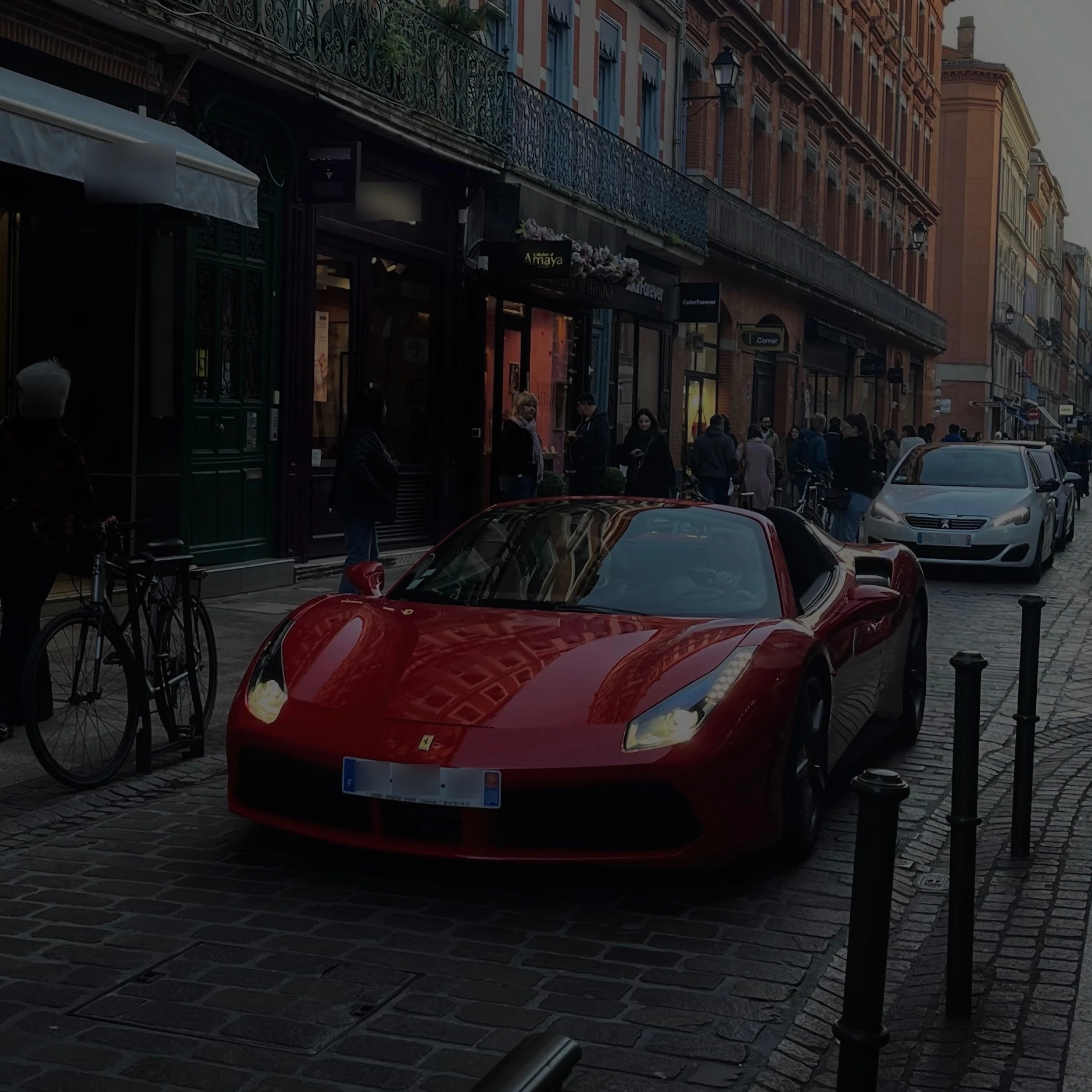 Ferrari 488 spotted in Toulouse, France