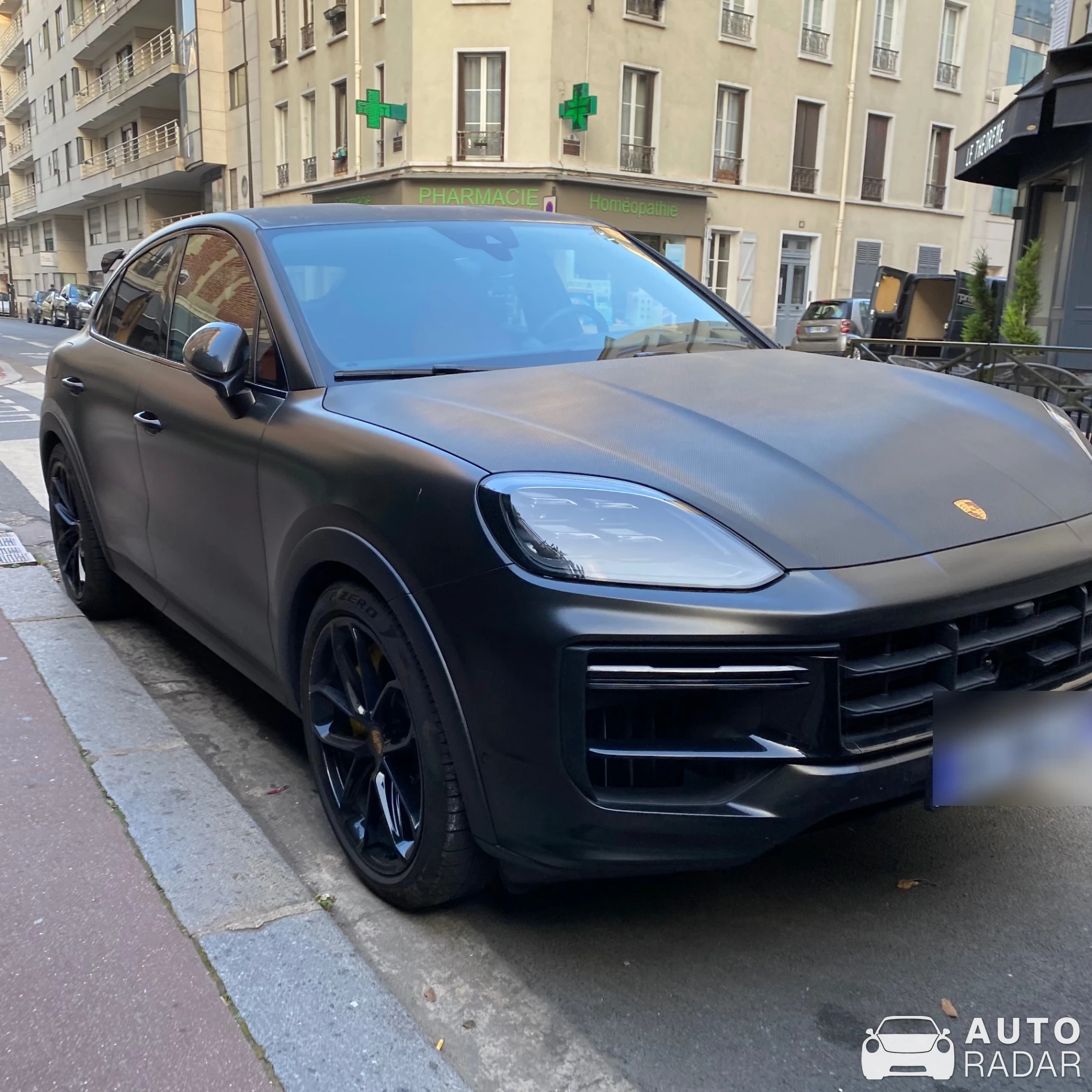 Porsche Cayenne Coupé Turbo GT spotted in Levallois-Perret, France