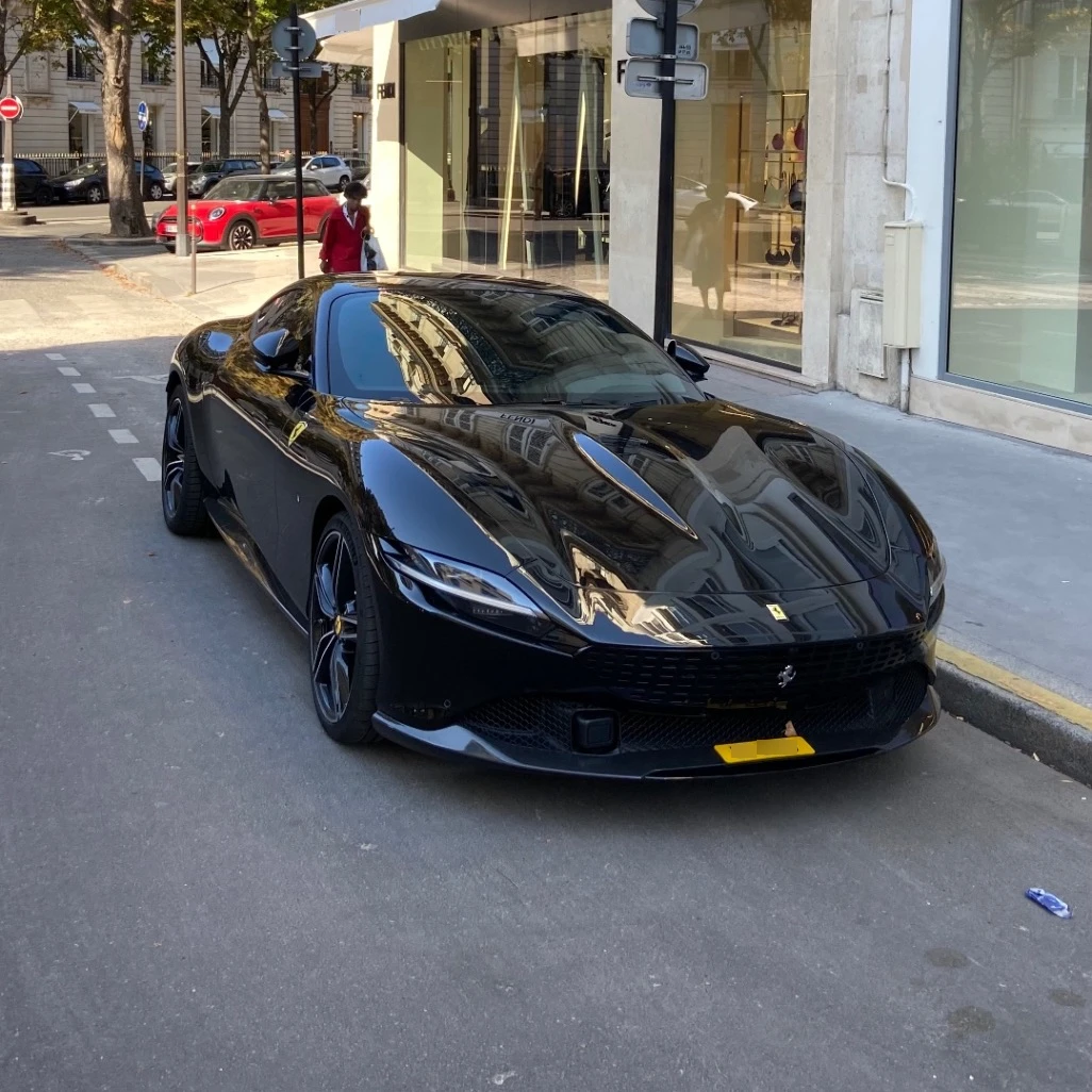 Ferrari Roma spotted in Paris, France