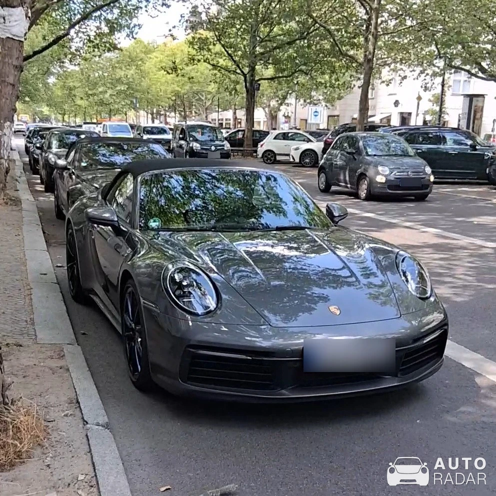 Porsche 992 Carrera Cabriolet MkI spotted in Schönefeld