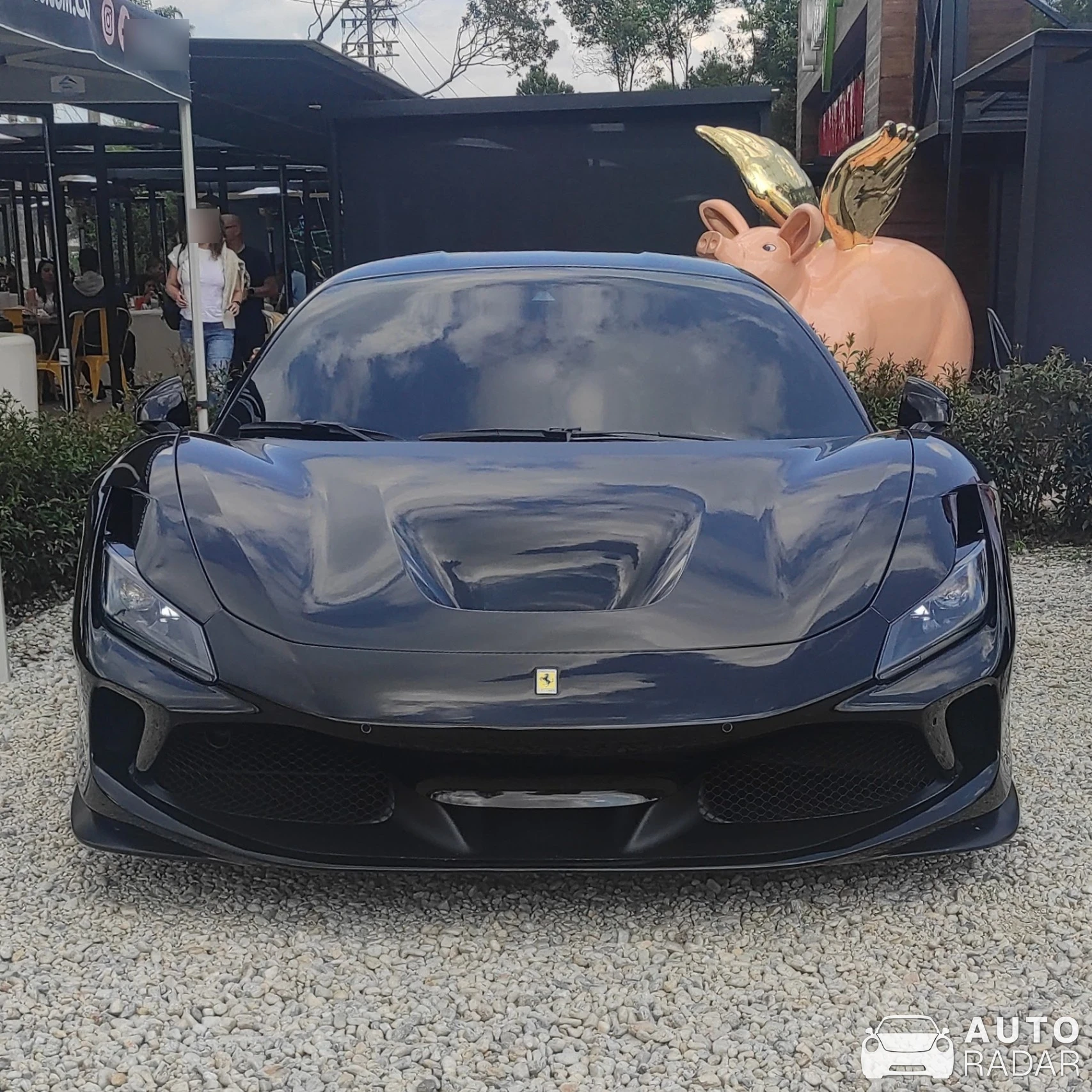 Ferrari F8 Tributo spotted in Llano Grande, Colombia