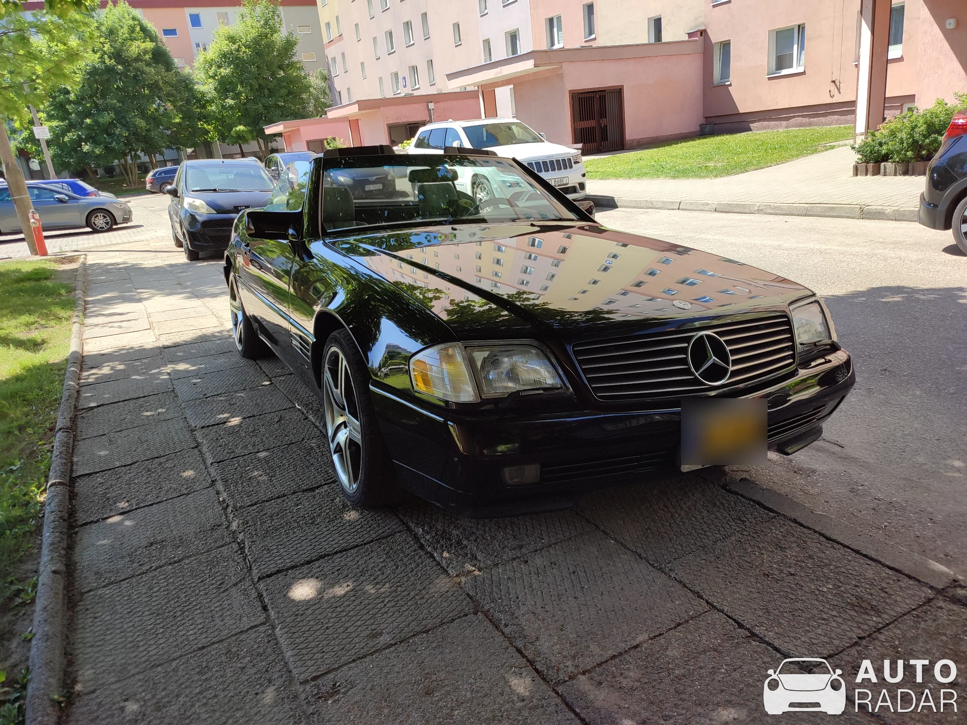 Mercedes-Benz SL 500 spotted in Olsztyn