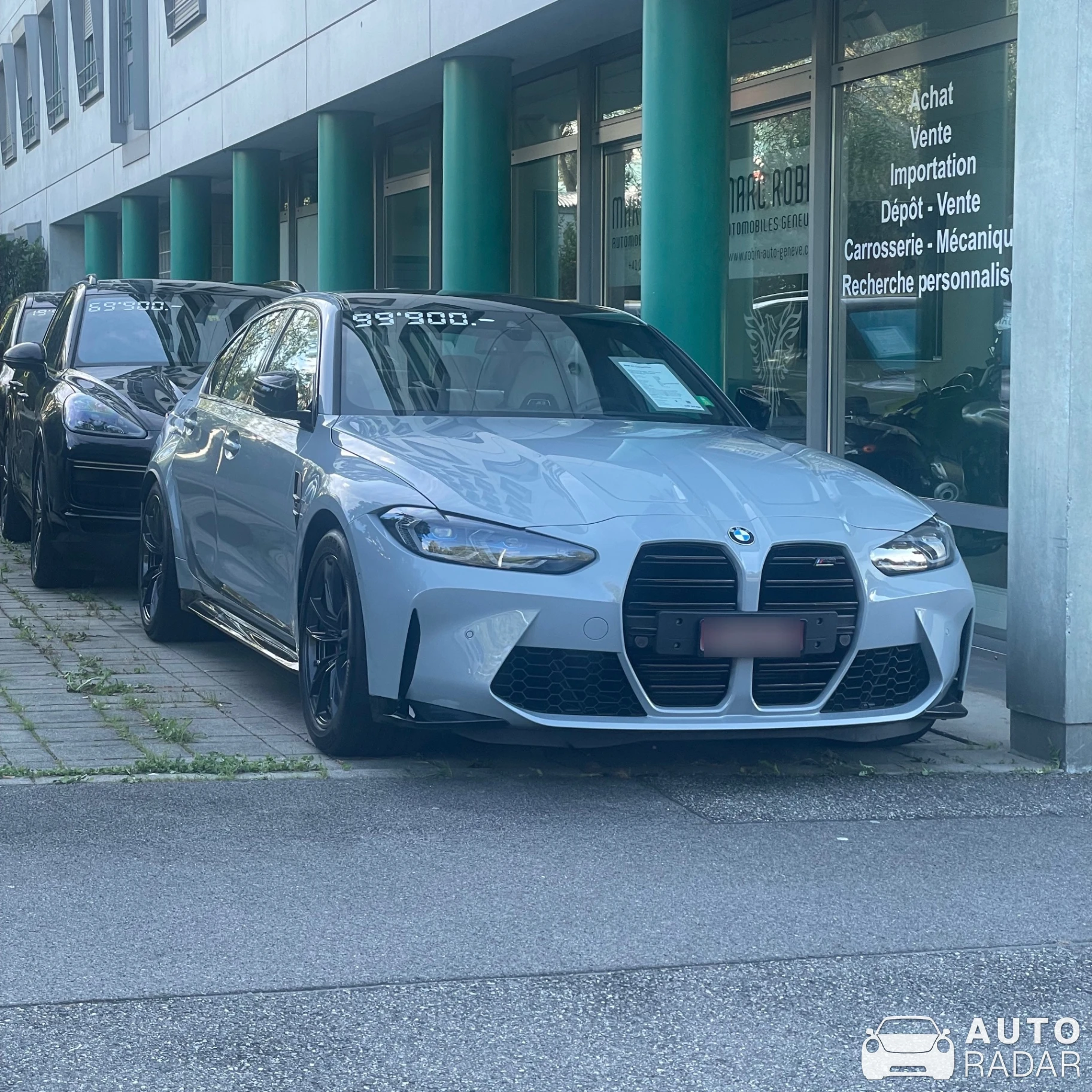 BMW M3 G80 Sedan Competition spotted in Petit-Lancy, Switzerland