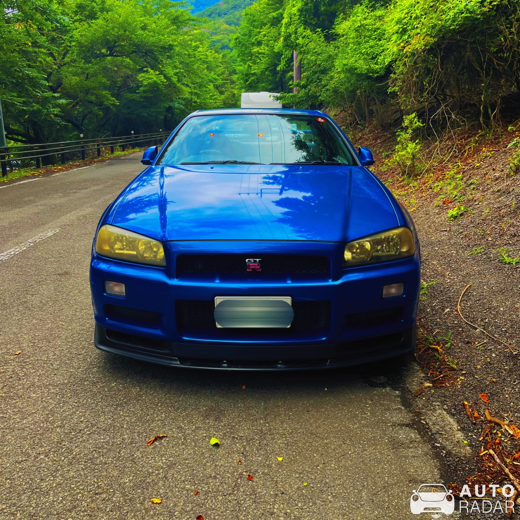Nissan Skyline R34 GT-R spotted in Fuji, Japan