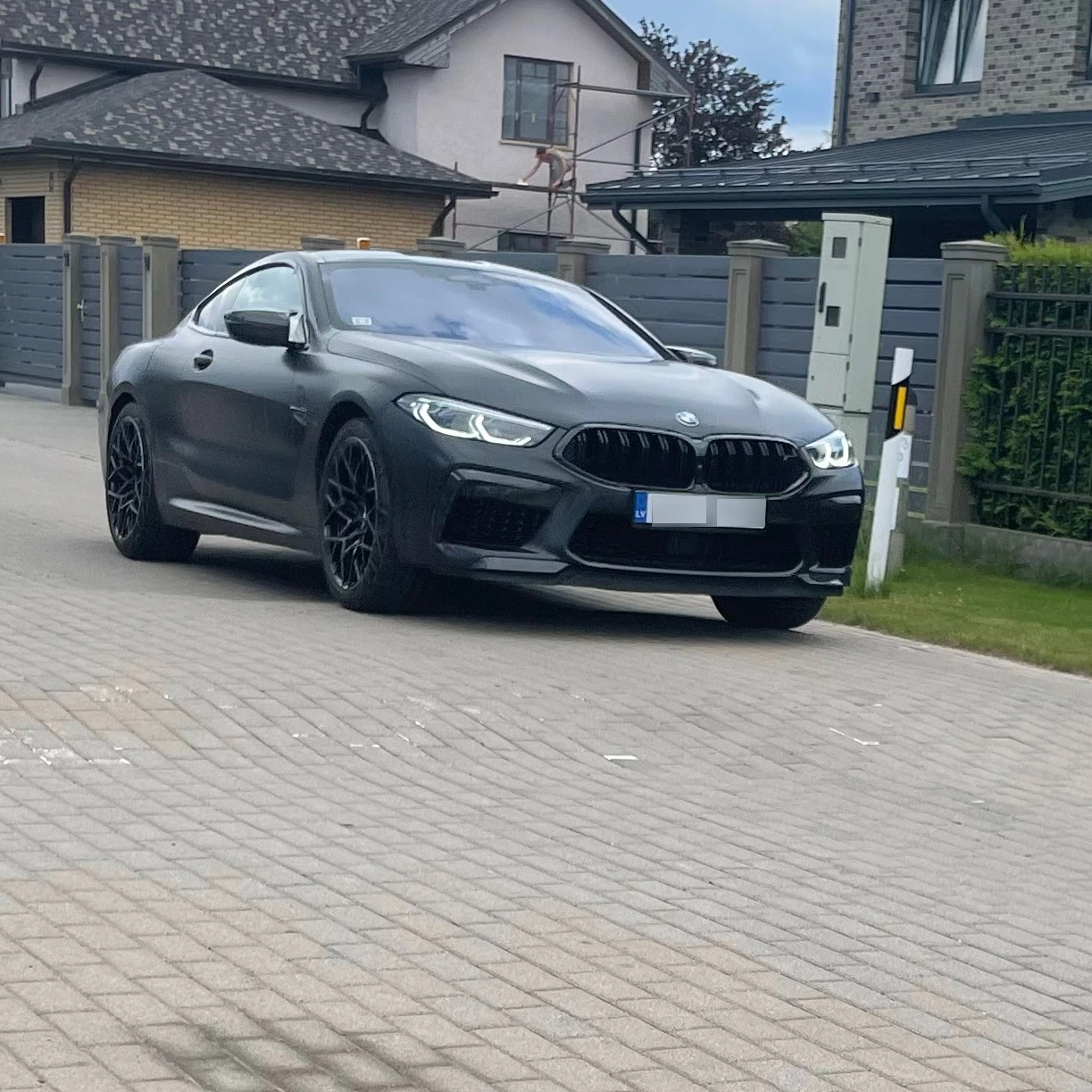 BMW M8 spotted in Mārupe Municipality, Latvia