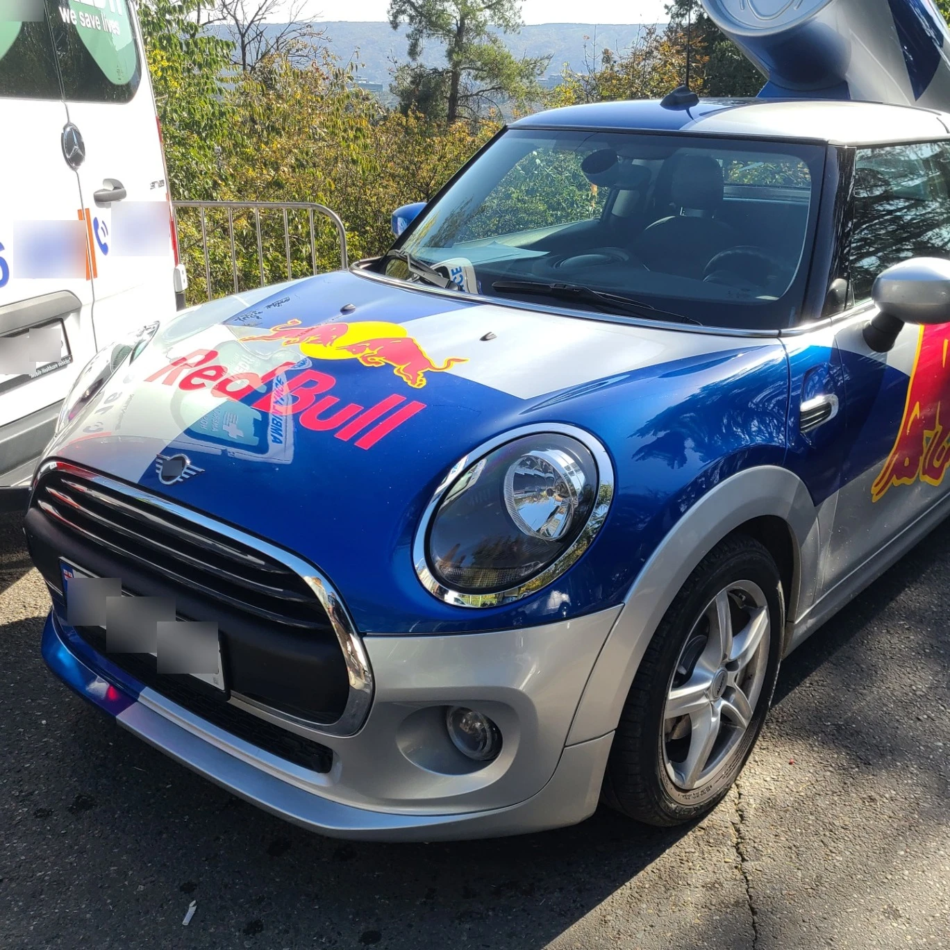 Mini Cooper Red Bull spotted in Tbilisi, Georgia