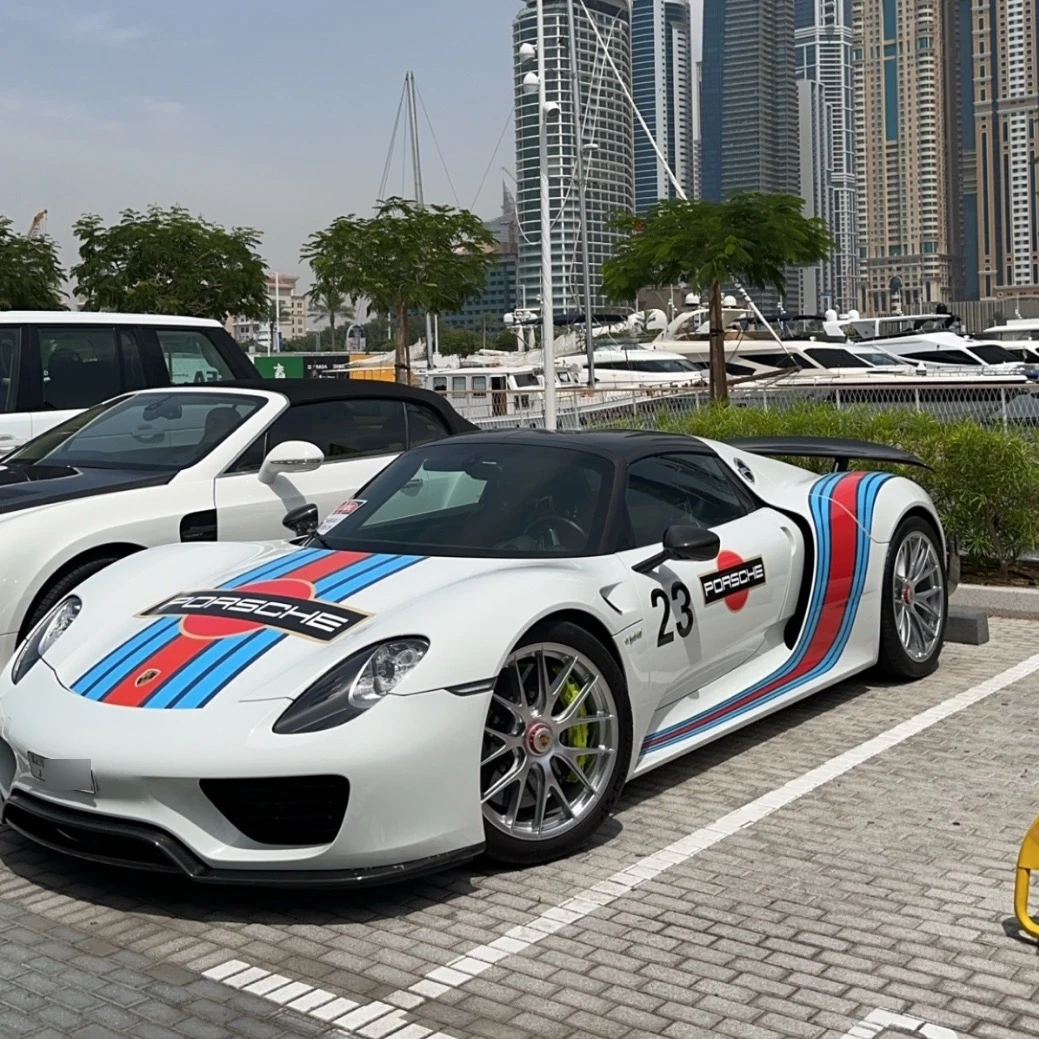 Porsche 918 Spyder spotted in Dubai, United Arab Emirates