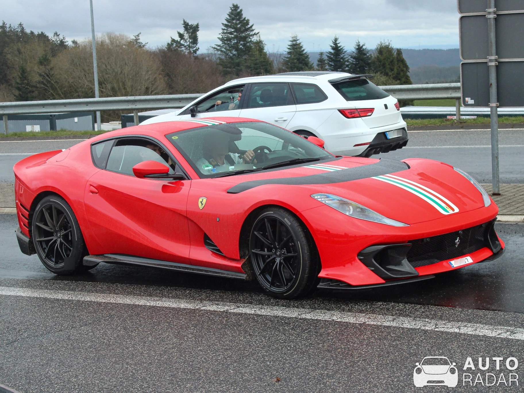 Ferrari 812 Competizione spotted in Nürburg, Germany