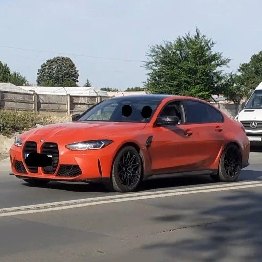 BMW M3 G80 Sedan Competition spotted in București, Romania