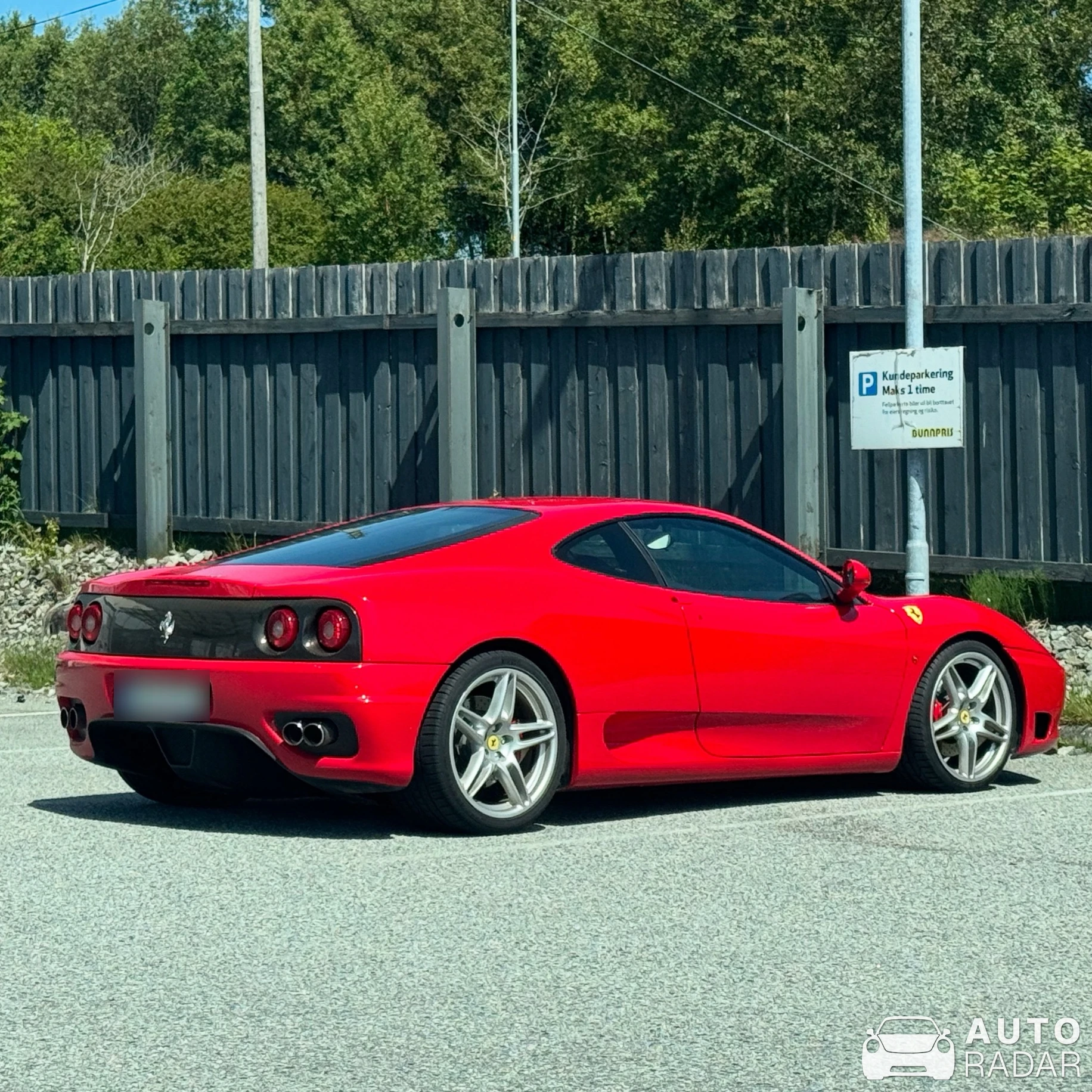 Ferrari 360 Modena spotted in Haugesund