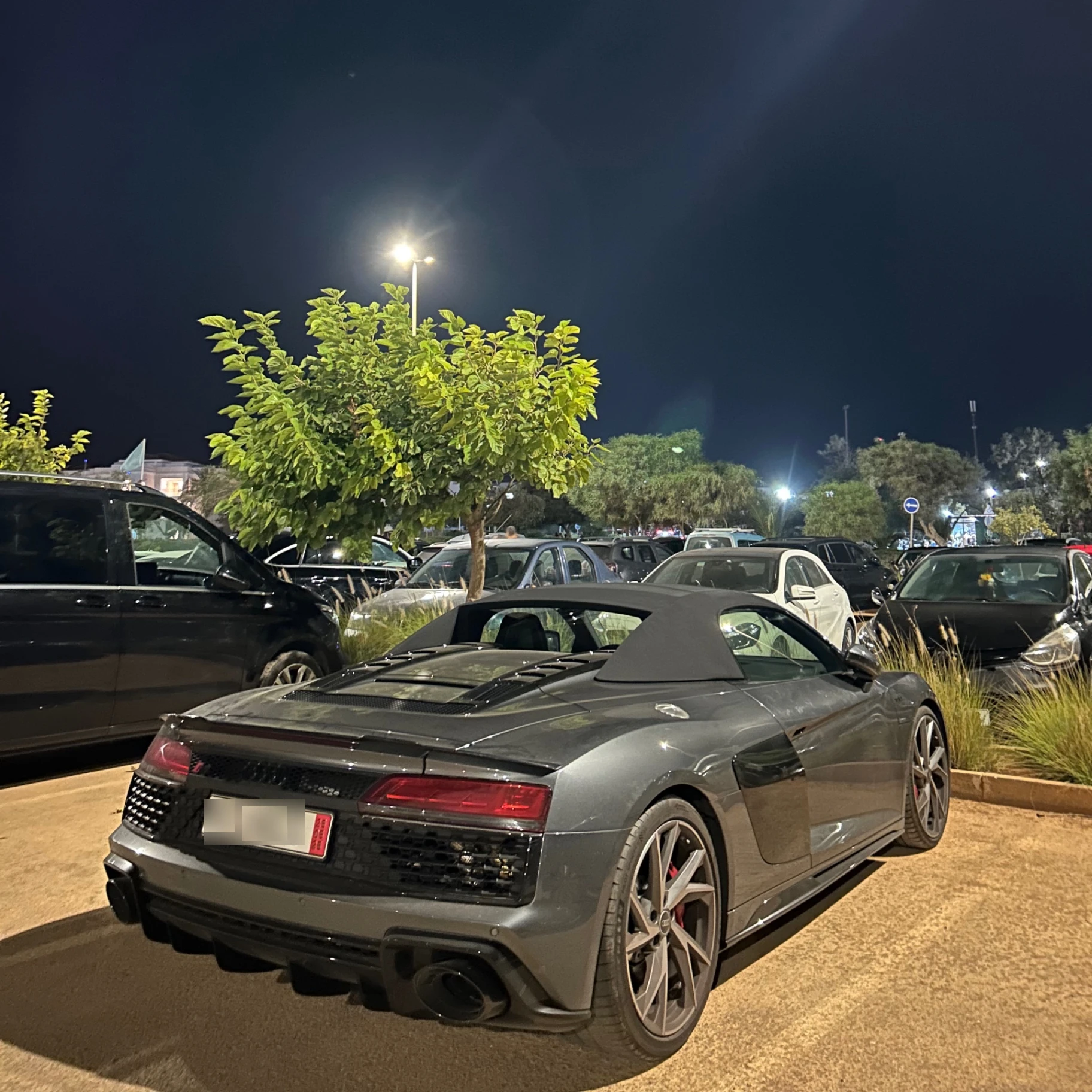 Audi R8 spotted in Saidia, Morocco