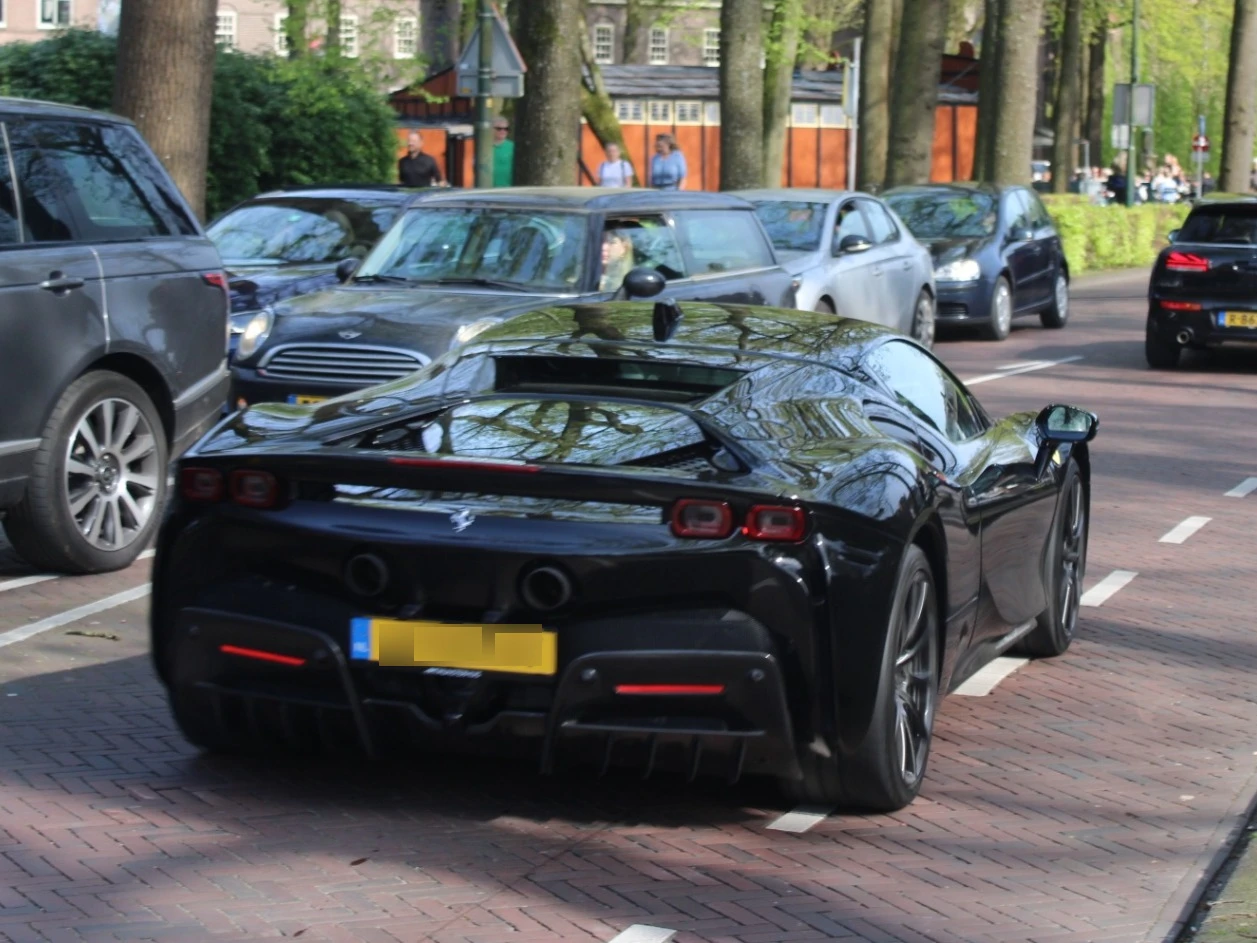 Ferrari SF90 Stradale spotted in Laren, Nederland