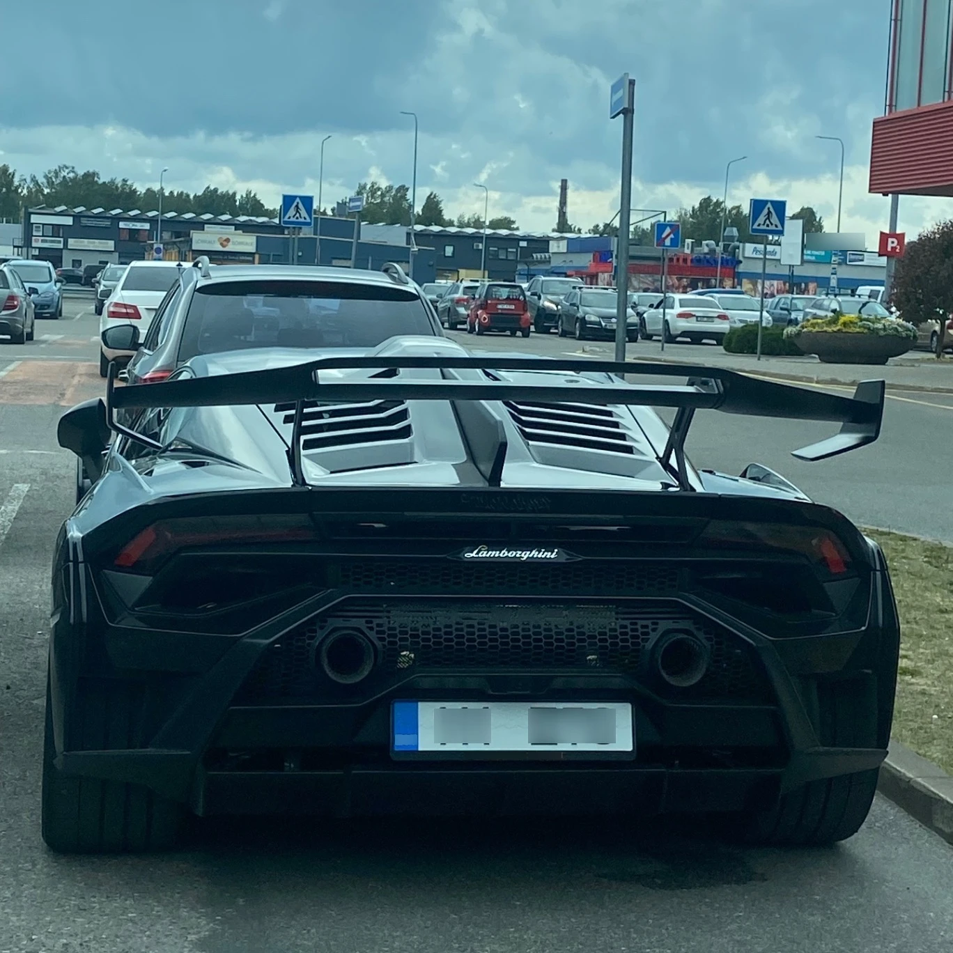 Lamborghini Huracán STO spotted in Pärnu, Estonia