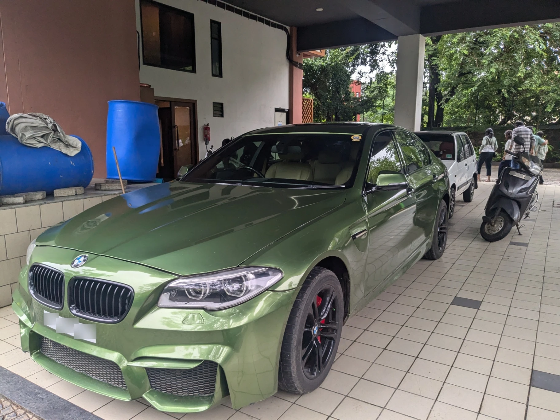 BMW 5 Series spotted in Lonavala, India