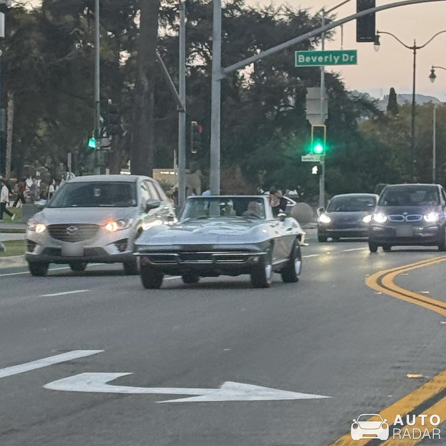 Chevrolet Corvette C2 Stingray Convertible spotted in Beverly Hills