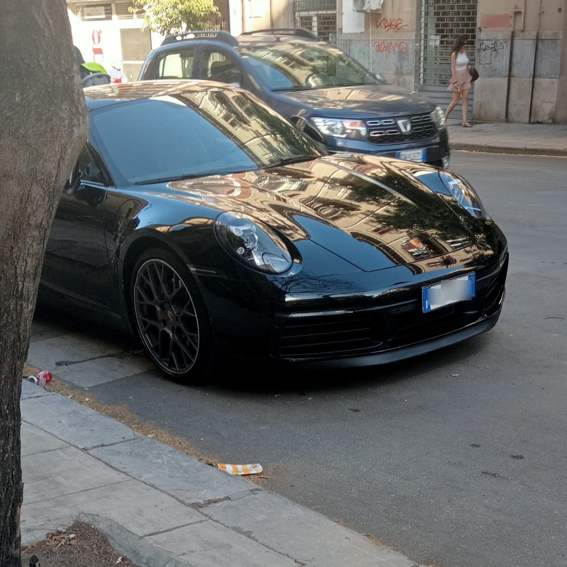 Porsche 992 Carrera 4S spotted in Palermo, Italy