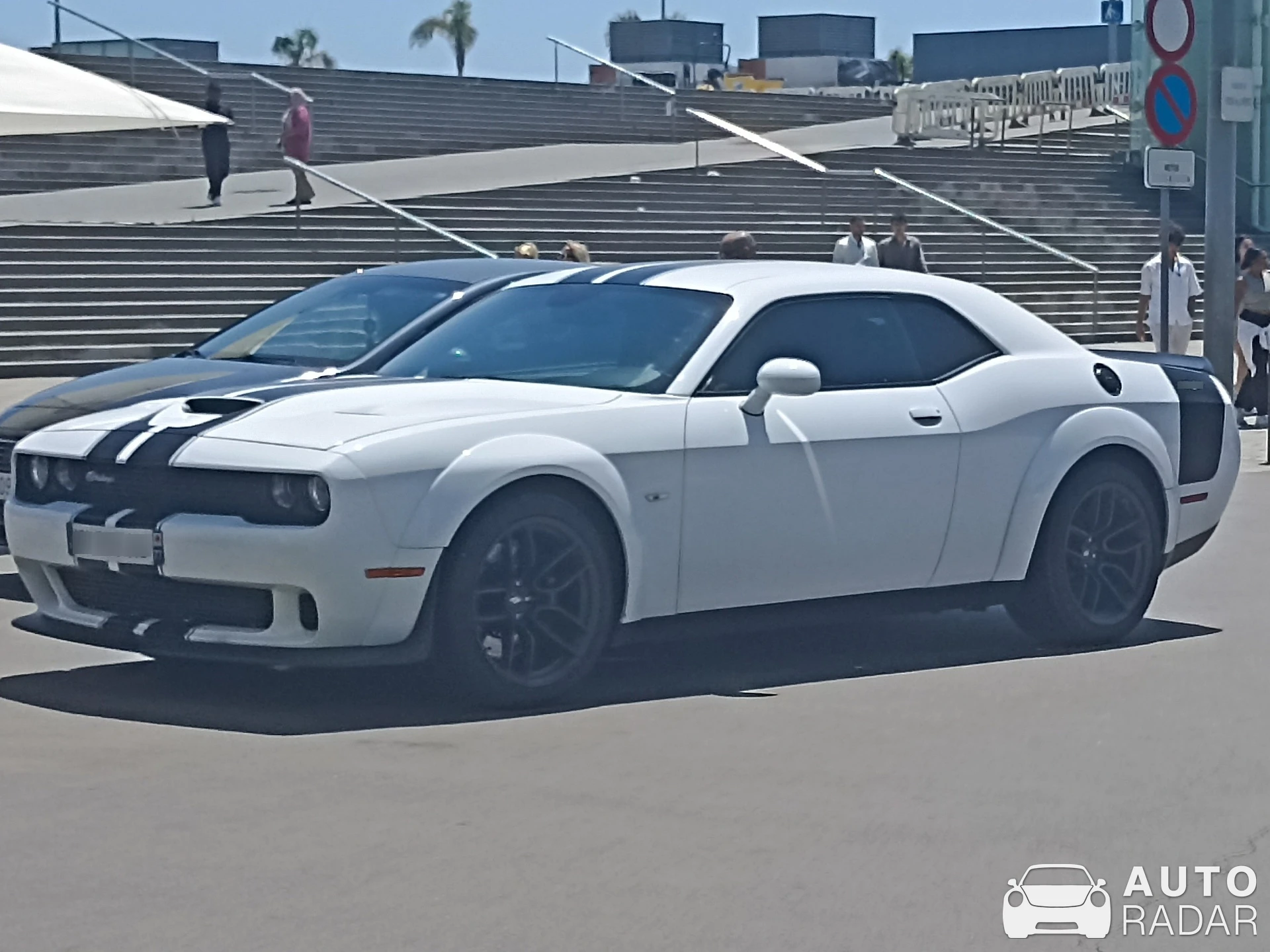 Dodge Challenger spotted in Barcelona, Spain