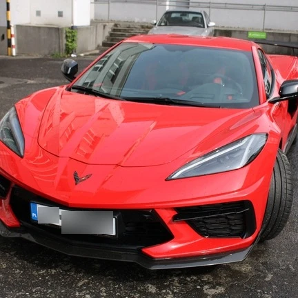 Chevrolet Corvette C8 spotted in Bydgoszcz, Polska