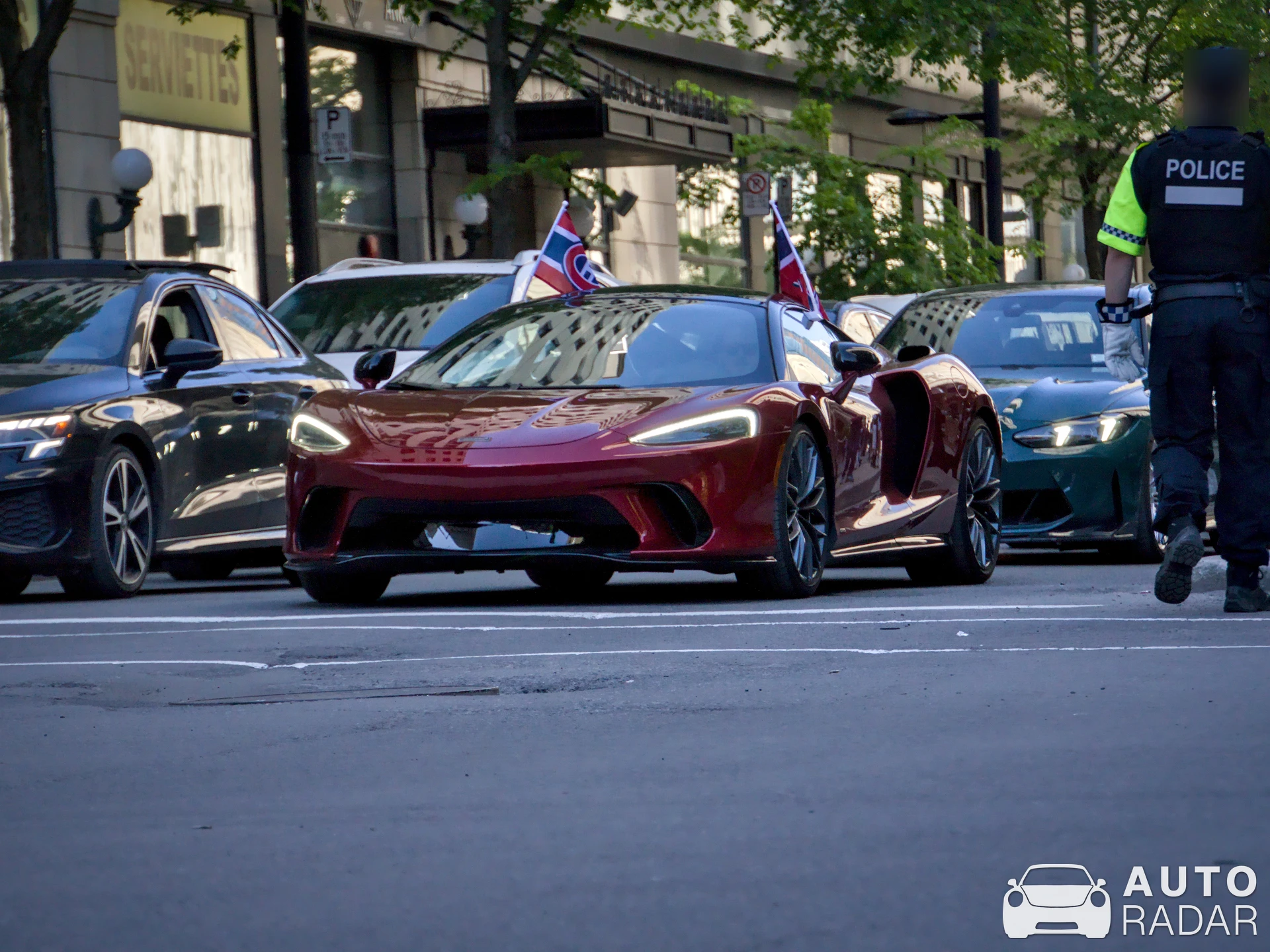 McLaren GTS spotted in Montréal