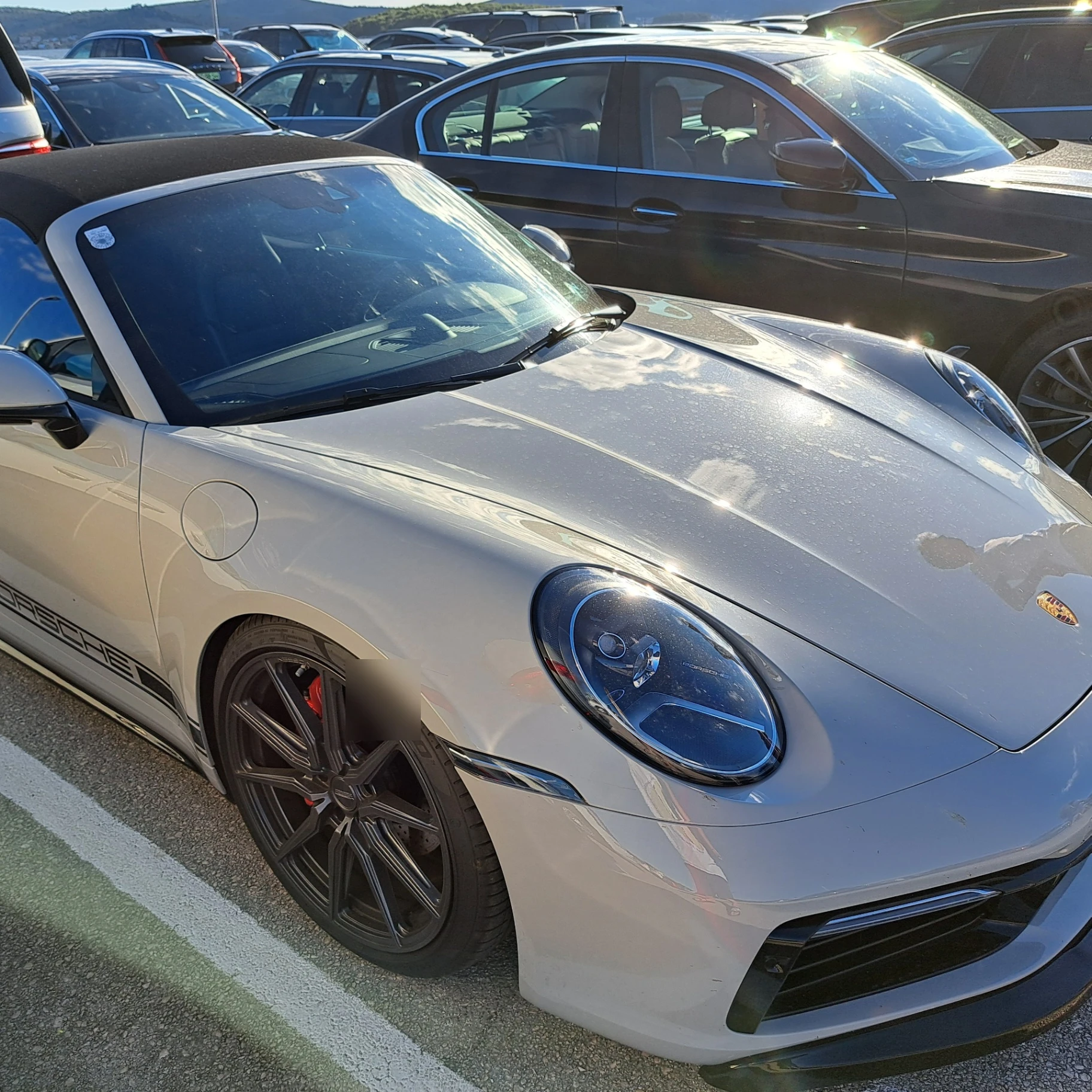 Porsche 992 spotted in Biograd na Moru, Croatia