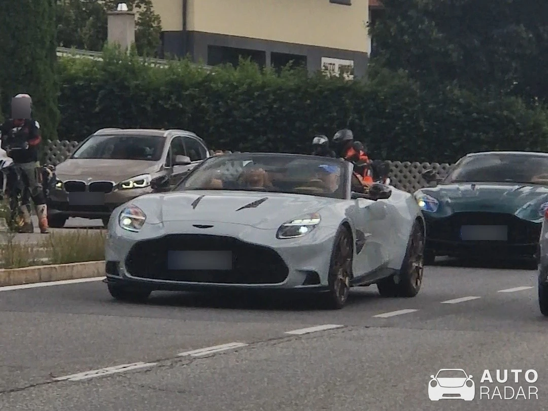 Aston Martin DB12 Volante spotted in Pfunds