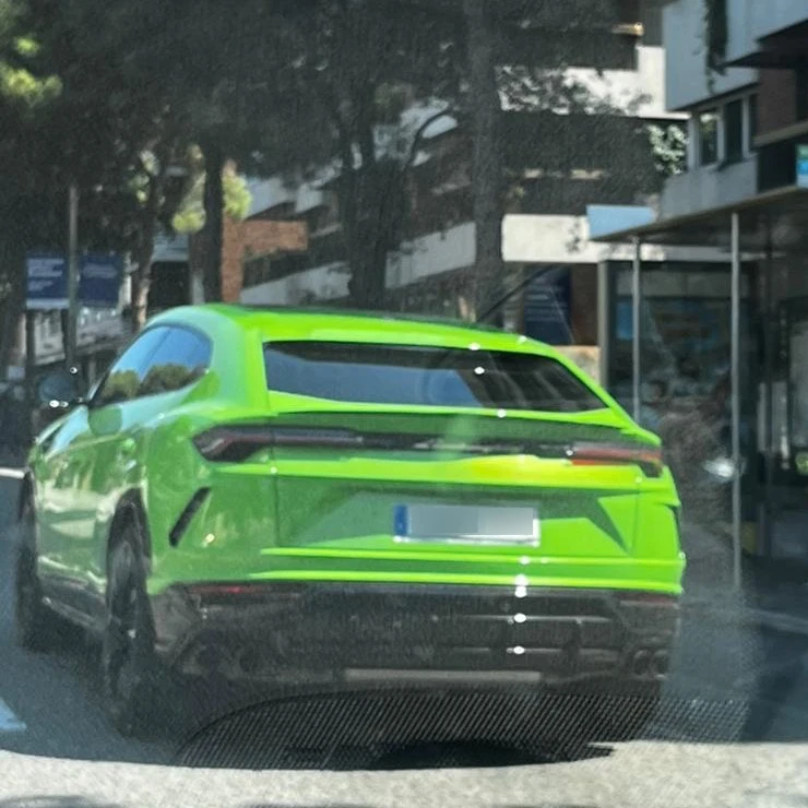 Lamborghini Urus spotted in Barcelona, Spain